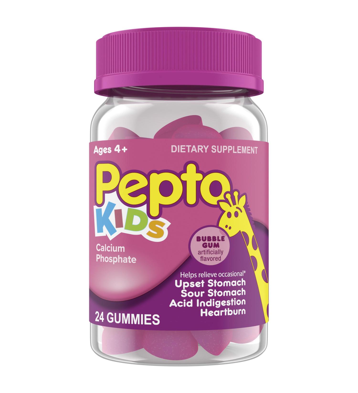 Pepto Bismol Pepto Kids Gummies - Acid Indigestion 24 Count