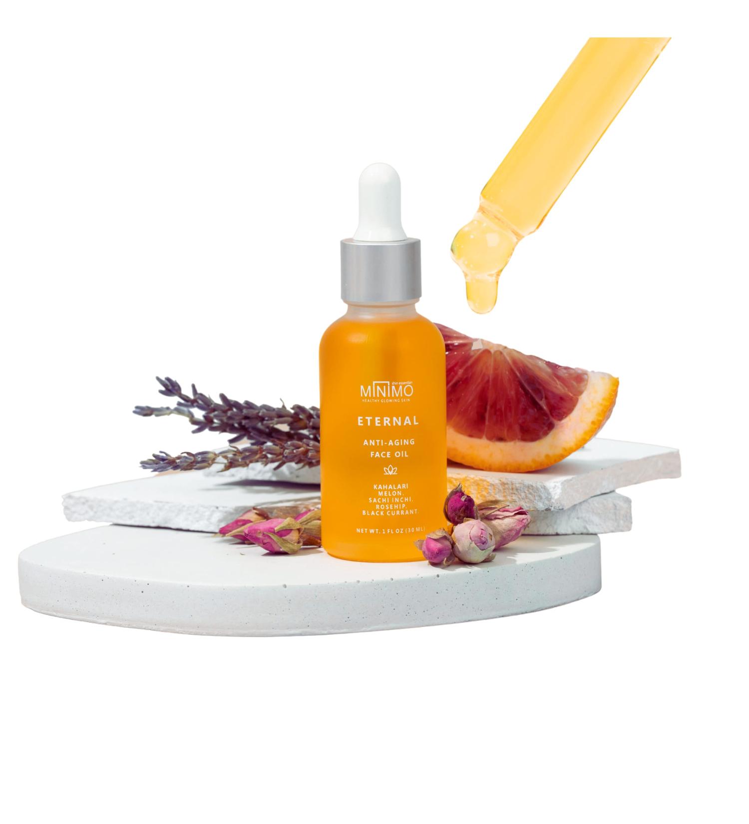 Minimo Eternal Face Oil - Youthful Glow in a Bottle - Buy Online on GoSupps.com