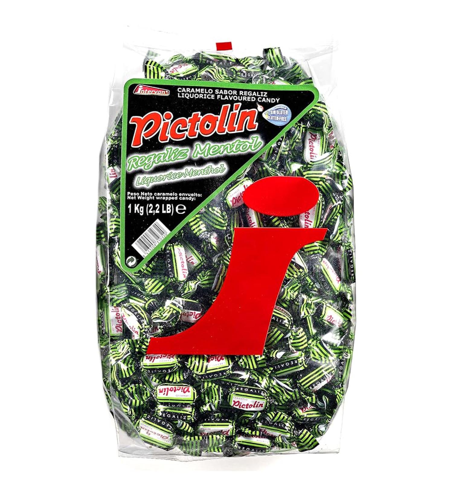  Pictolin Pictol n Regaliz Caramels Liquorice Flavour 1 kg Bag - Buy Online on GoSupps.com