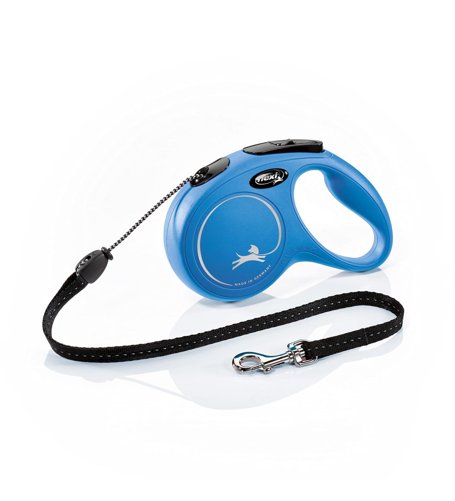 Buy Flexi New Classic M Rope 5m - Durable Blue Leash for Dogs up to 20kg | International Shipping Available - Buy Online on GoSupps.com