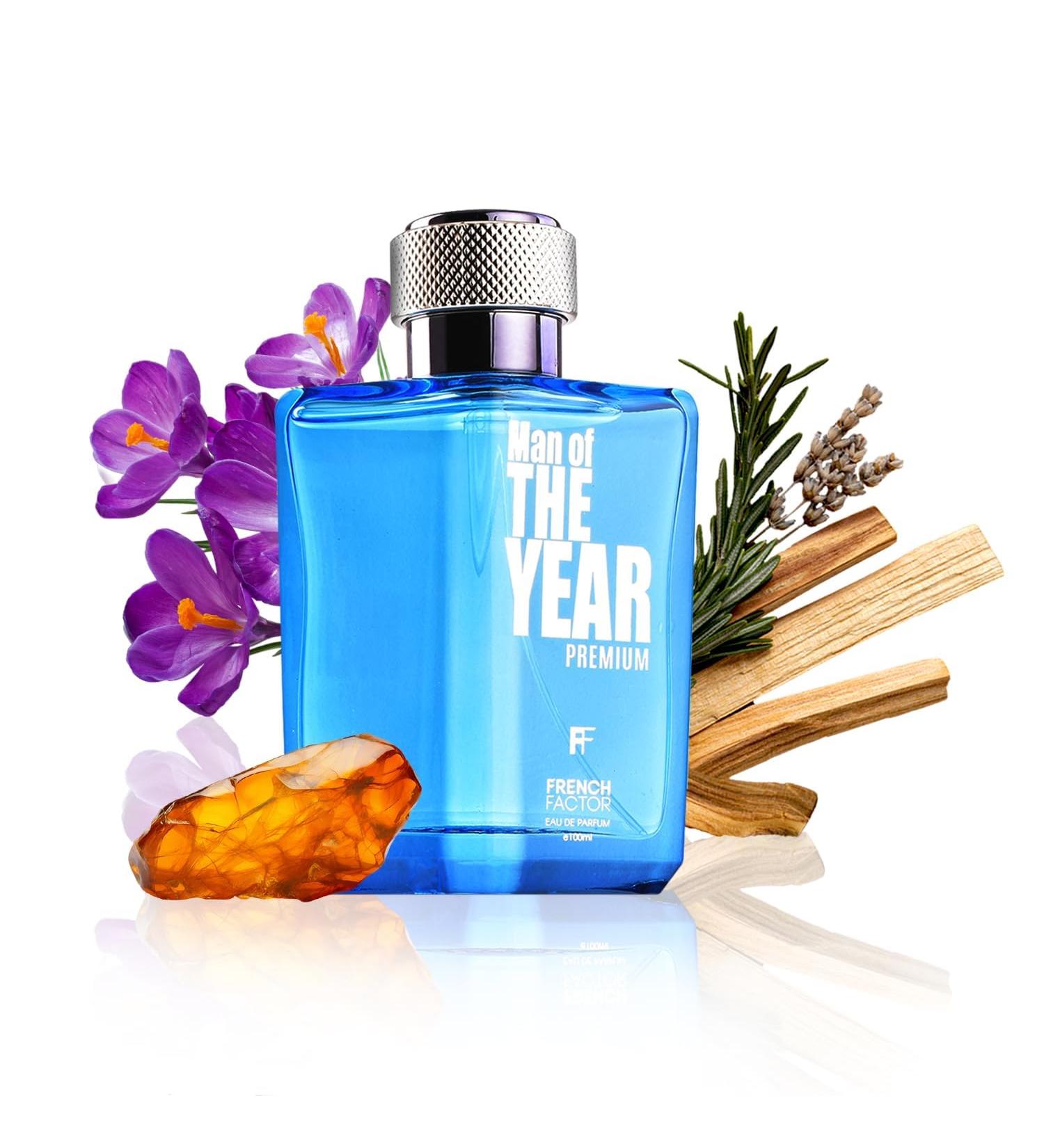Fren-ch Factor Man Of The Year Premium Perfume For Men Long Lasting Fragrance Luxury Eau De Parfum Gift For Boys - Buy Online on GoSupps.com
