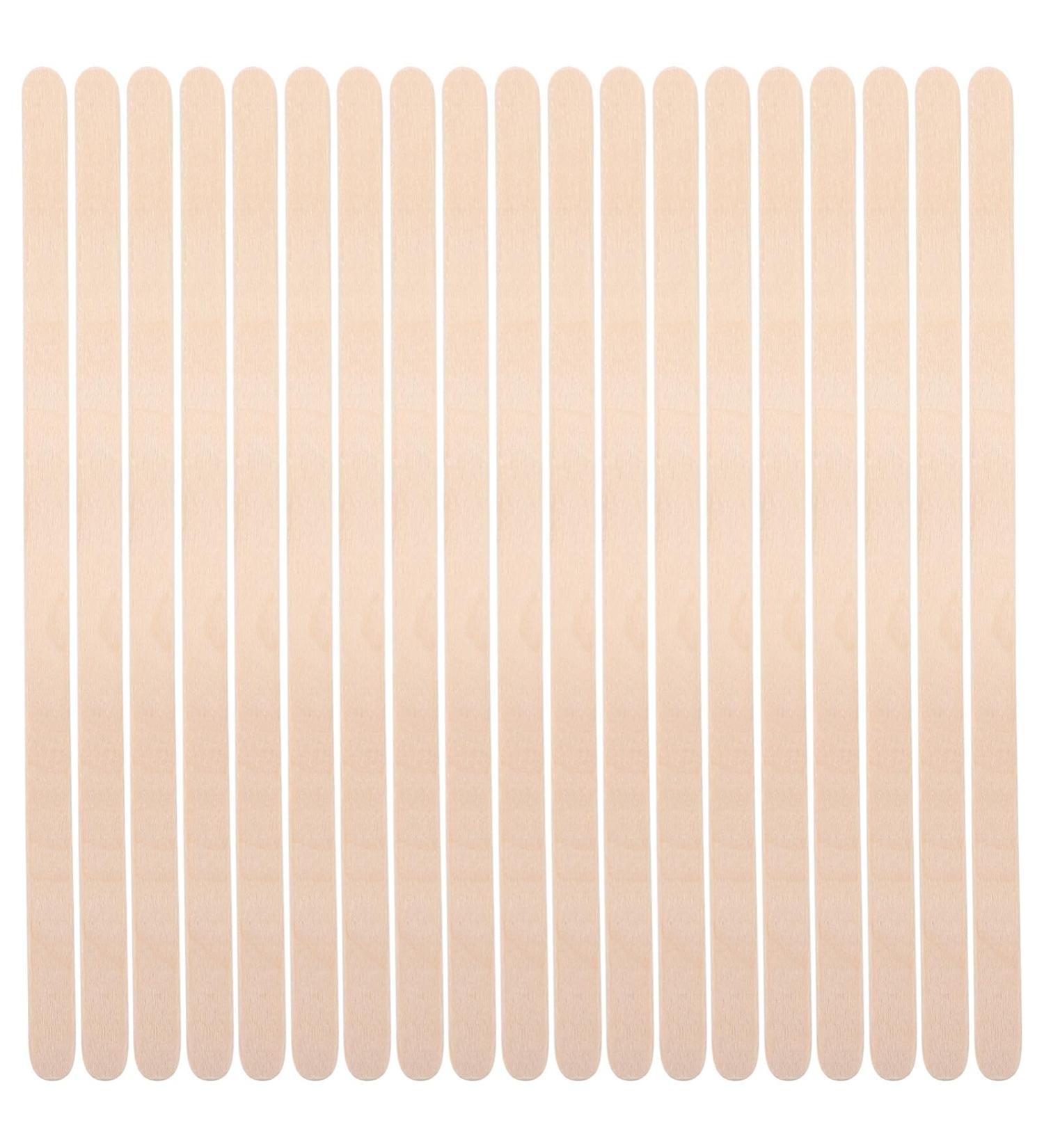 Patkaw Wooden Wax Sticks - 100 Pieces for Hair Removal | Spatula for Body Legs Lips Nose & Facial Treatments - Buy Online on GoSupps.com