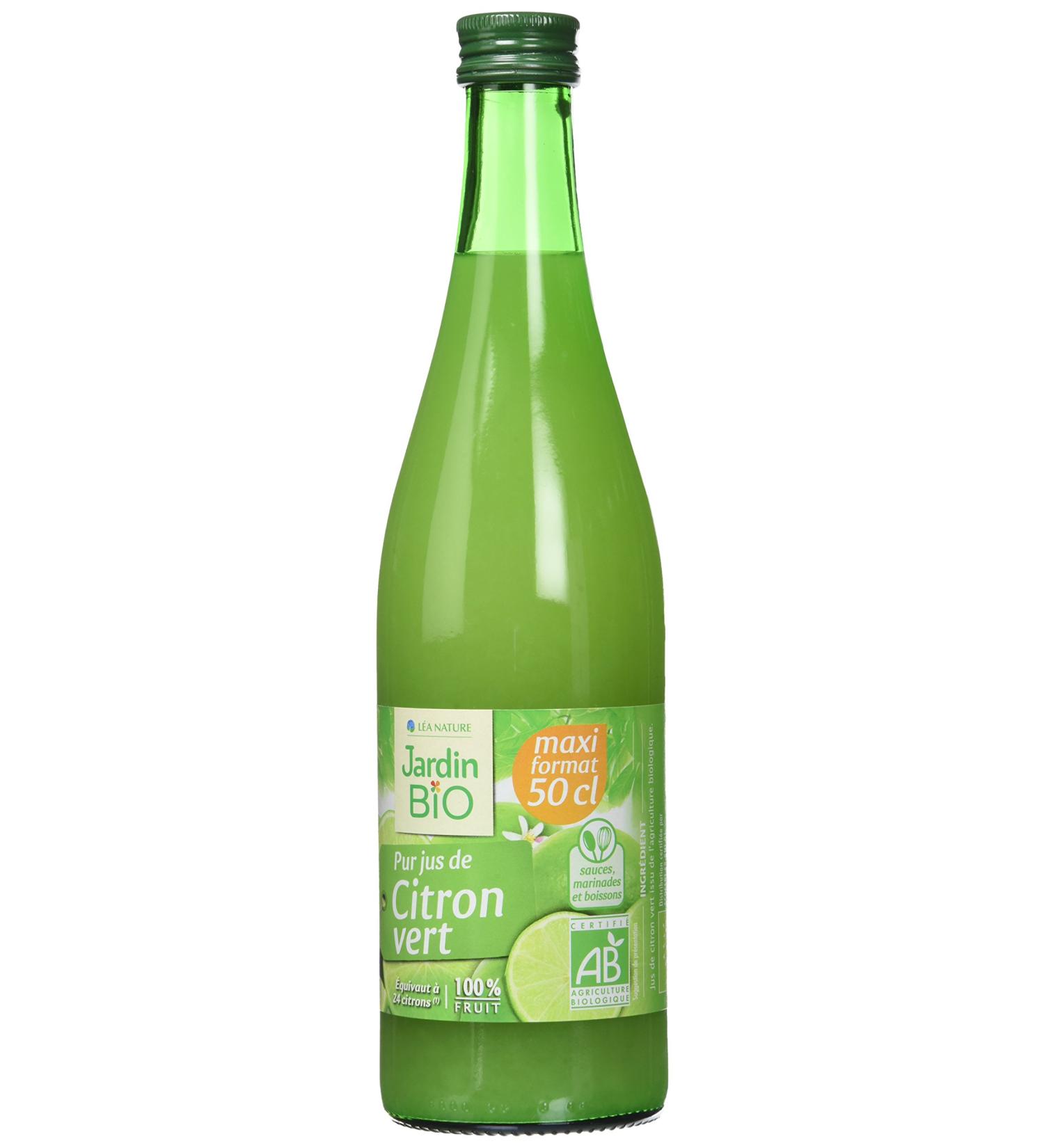 Organic Garden Pure Lime Juice 50 cl - Buy Online on GoSupps.com