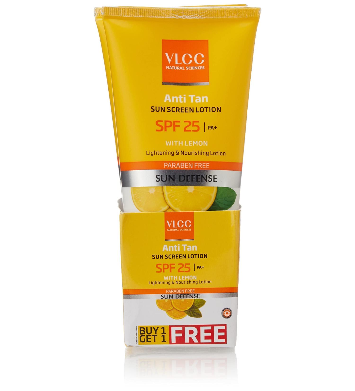 VLCC Fair+Glow Sun Screen Lotion SPF20 (100ml) - Protect Your Skin from Sun Damage - Buy Online on GoSupps.com