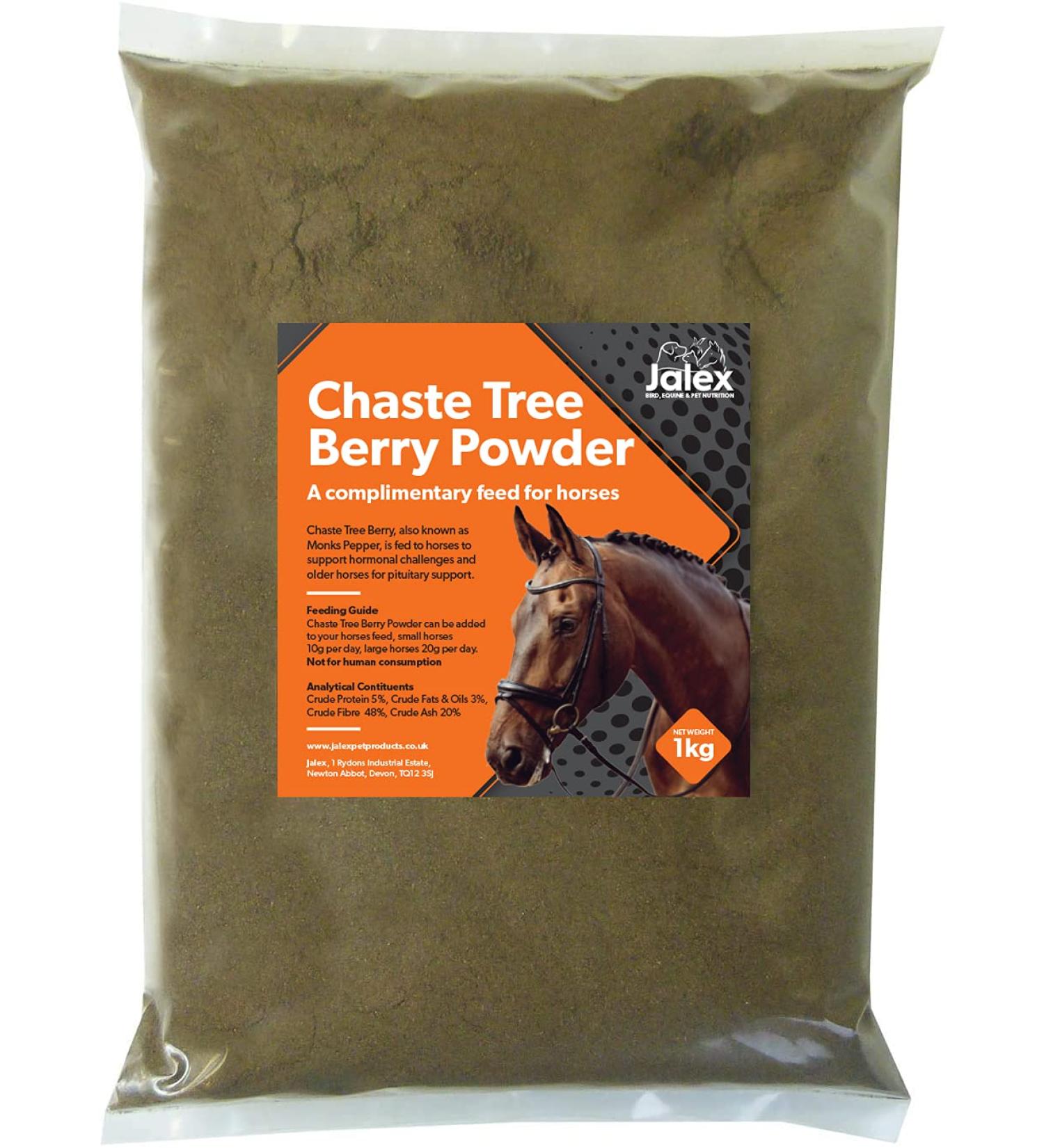 Chaste Tree Berry Powder for Equine Horse & Pony 1KGS