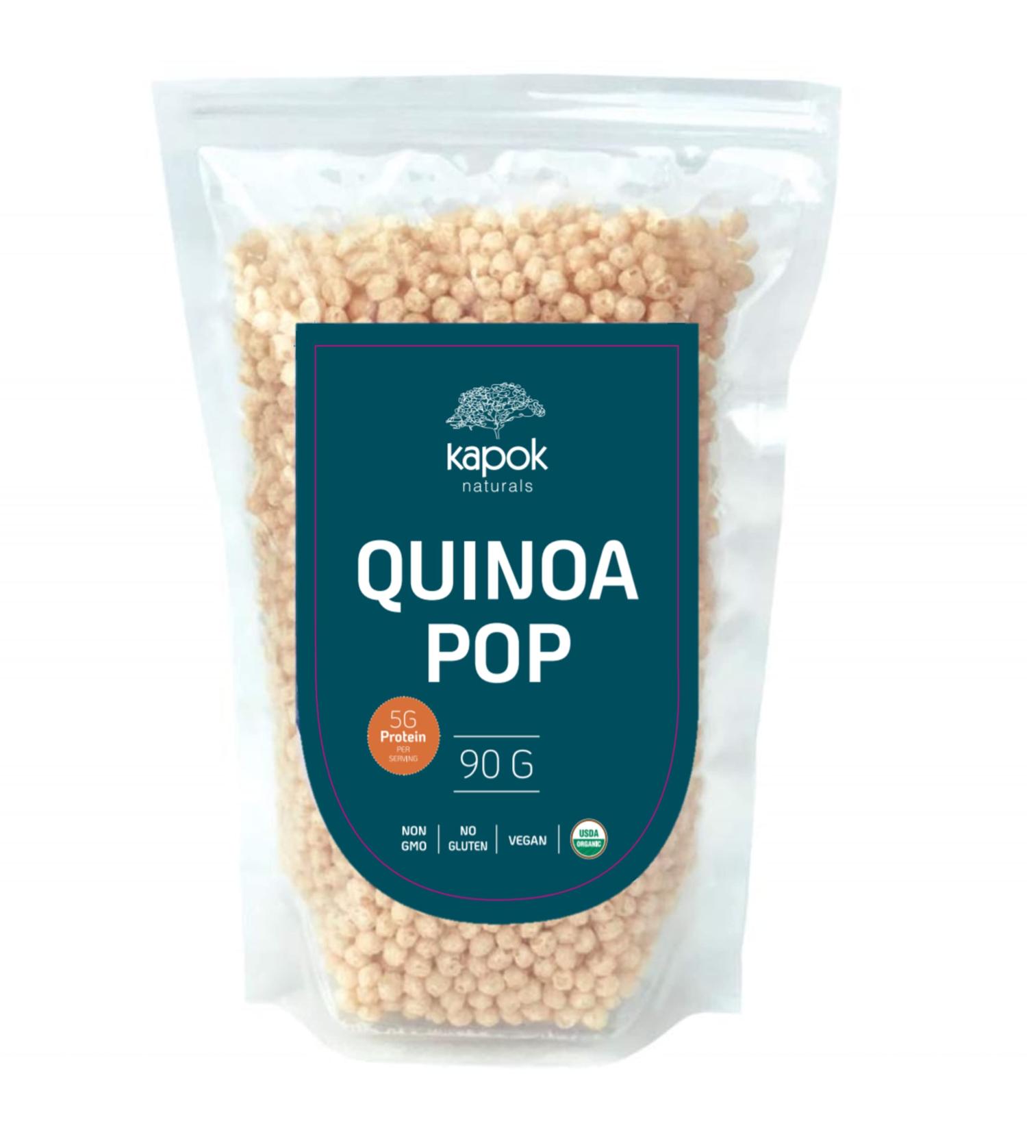 Quinoa Pop Original - 3.17 Ounce Pack - Gluten-Free & Healthy Snack - Buy Online on GoSupps.com