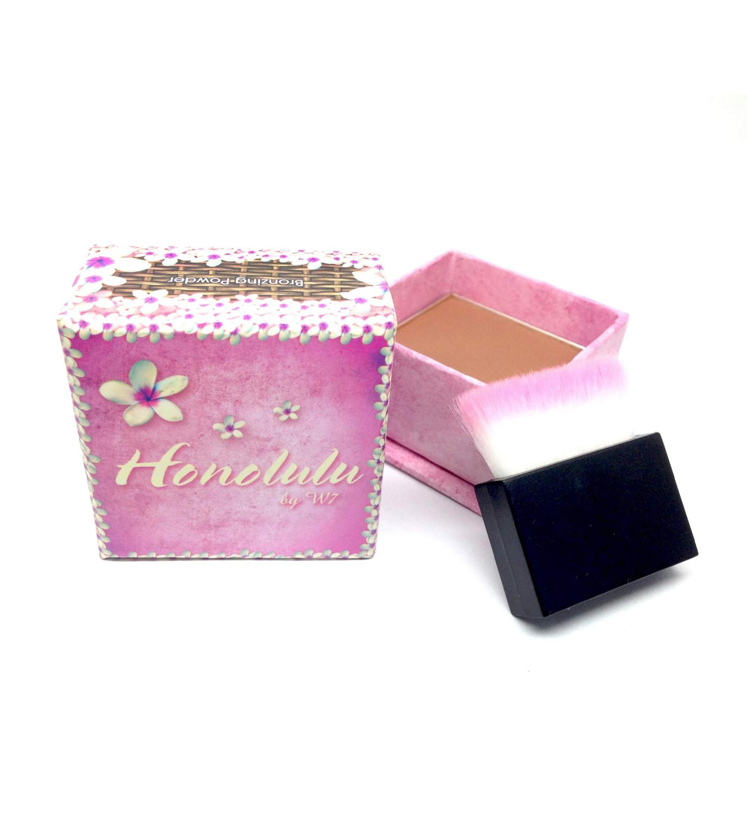 W7 Honolulu Bronzing Powder - Vegan Pressed Powder for Contouring & Highlighting - Buy Online on GoSupps.com