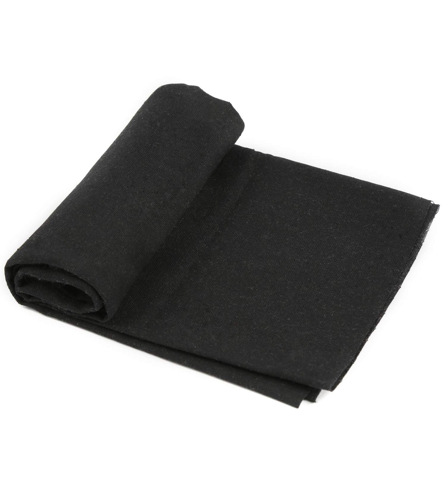 Zxiixz Black Linen Needlework Fabric - Large Size (59 x 19) for Garment & Craft - Cross Stitch Aida Cloth for Embroidery - Black Color - Buy Online on GoSupps.com