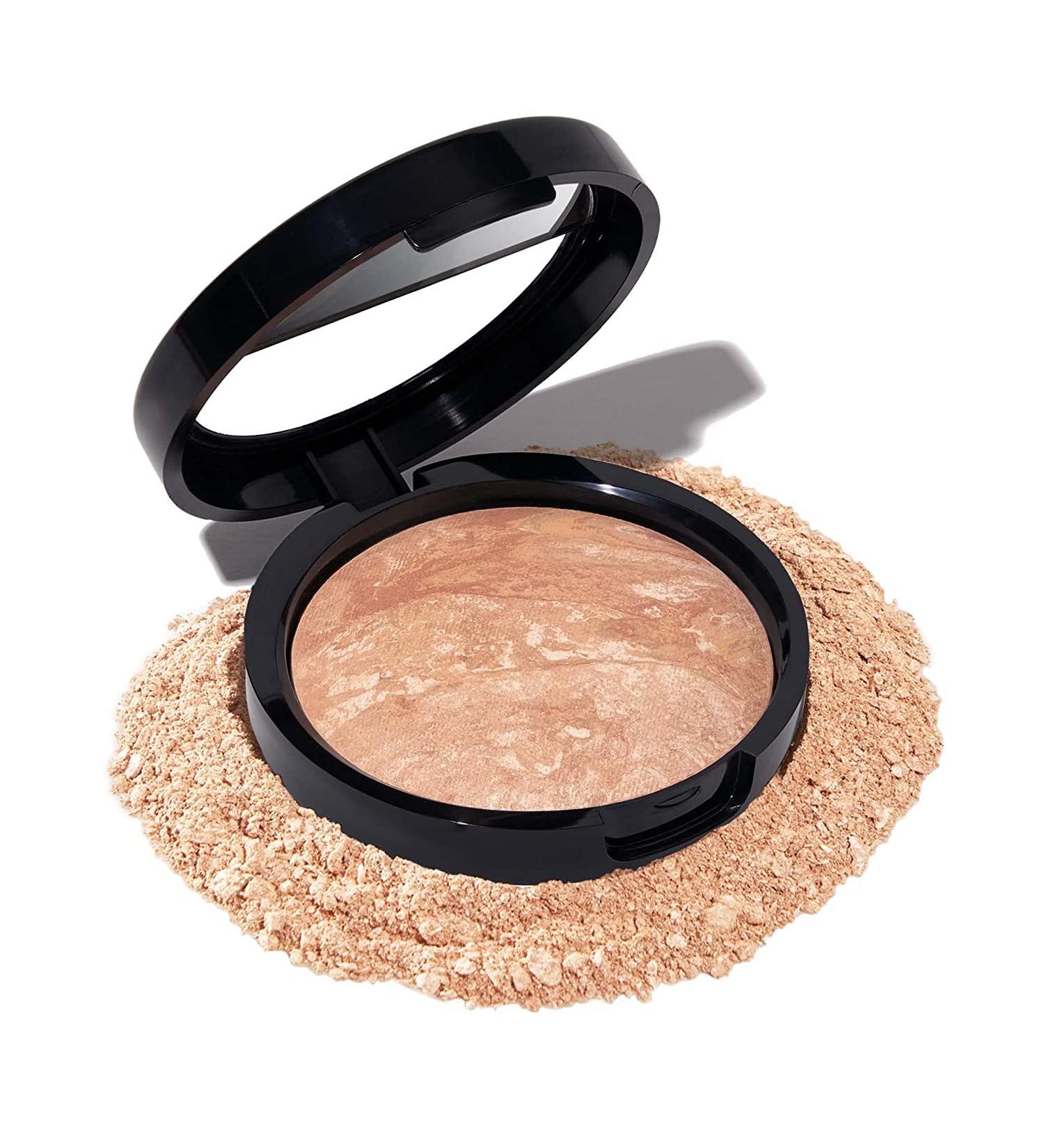 Laura Geller Baked Balance-n-Brighten Color Correcting Powder Foundation - Light, Demi-Matte Finish - Buy Online on GoSupps.com
