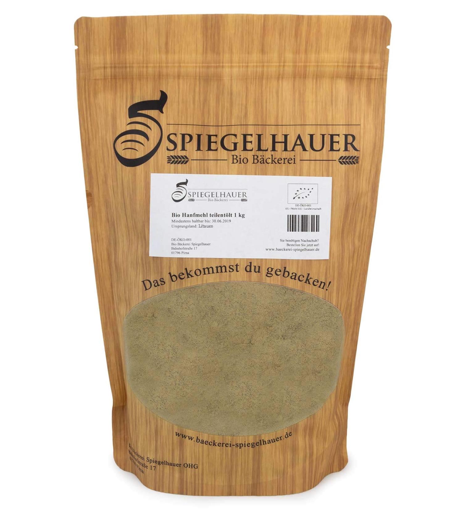 Buy Spiegelhauer Organic Hemp Flour 900g Vegan Gluten Free & High in Protein (30%) International Shipping Available - Buy Online on GoSupps.com