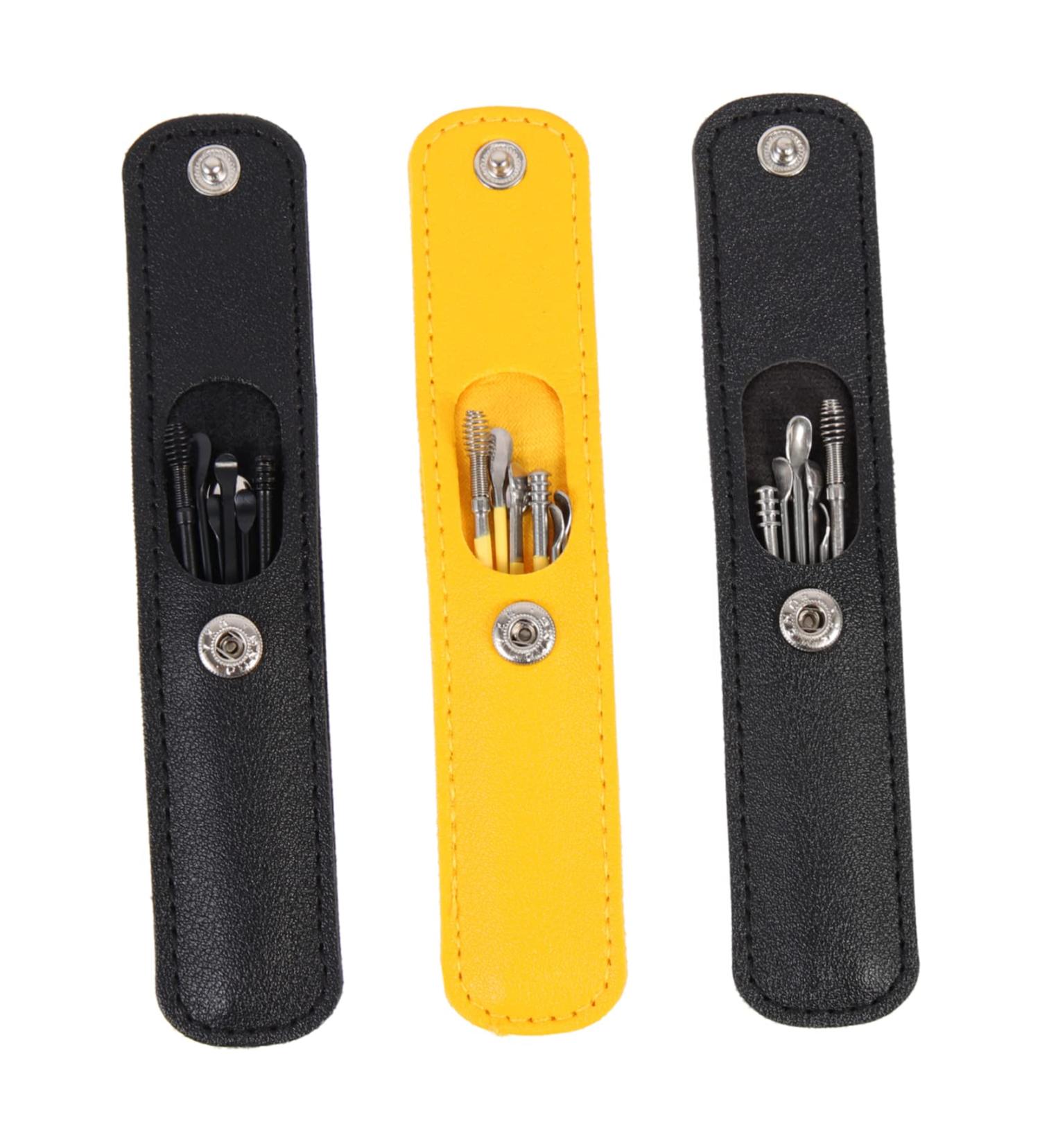 SOESFOUFU 3 Sets Ear Pick Spring Kit | Metal Ear Cleaner Tool for Ear Wax Removal & Massage - Buy Online on GoSupps.com