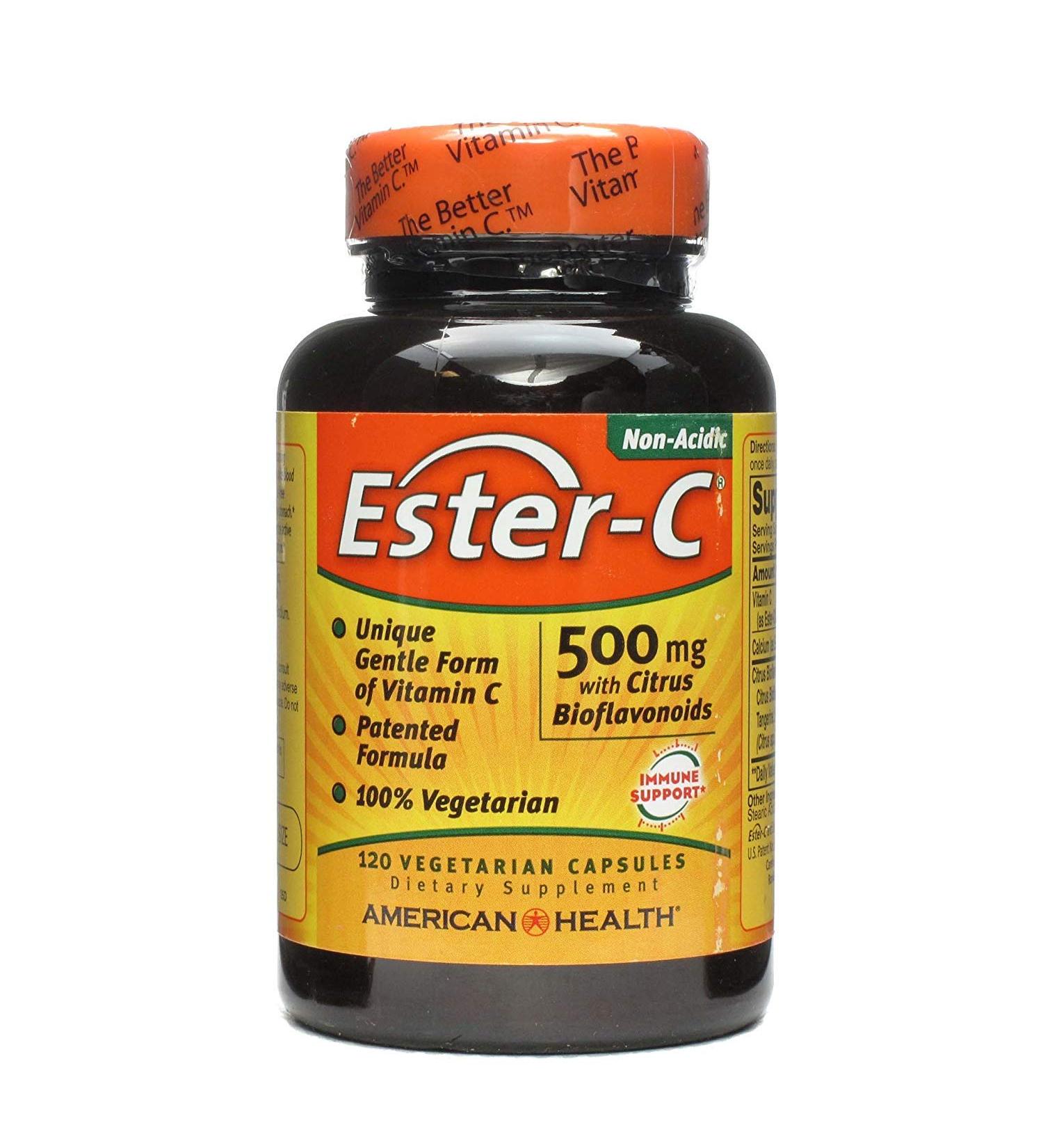 American Health Ester-C With Citrus Bioflavonoids - 500 Mg - 120 Vegetarian Capsules