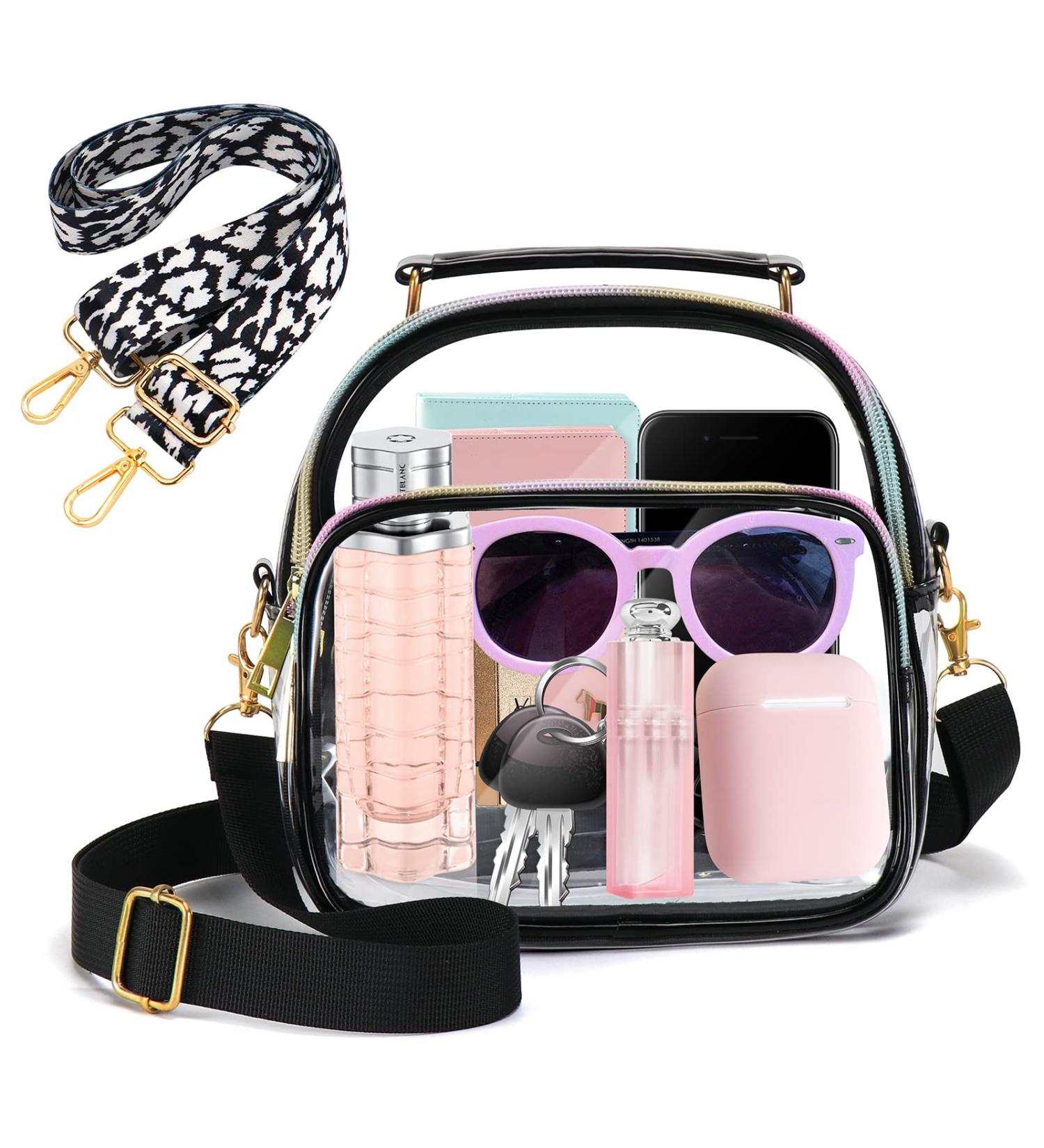 Hysagtek Clear Purse for Women - Stadium Approved Crossbody Bag - Buy Online on GoSupps.com