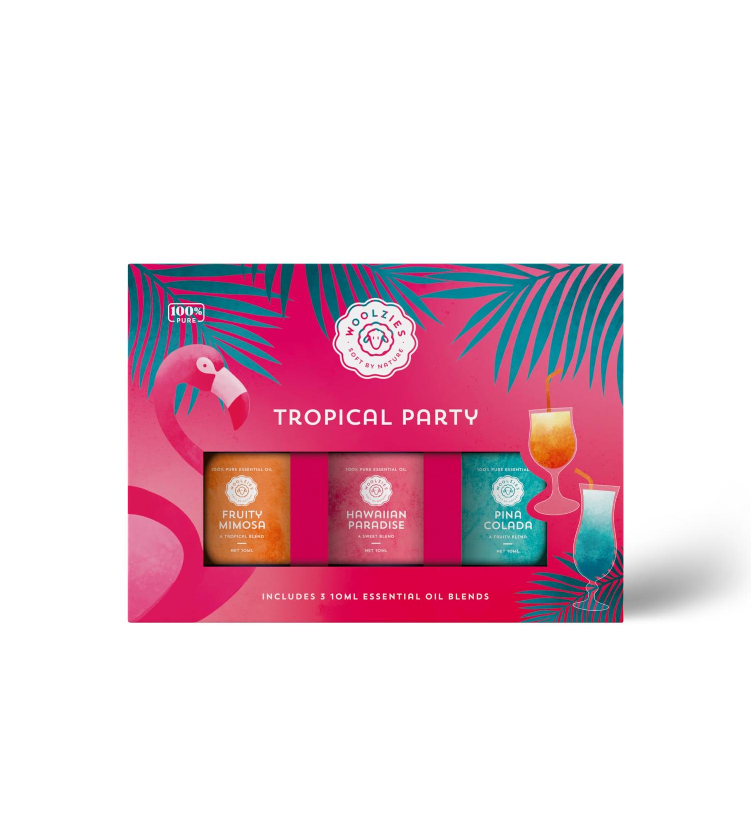 Tropical Party Essential Oil Set - 3 Exotic Aromatherapy Blends for Diffuser & Relaxation - 10ML - Buy Online on GoSupps.com