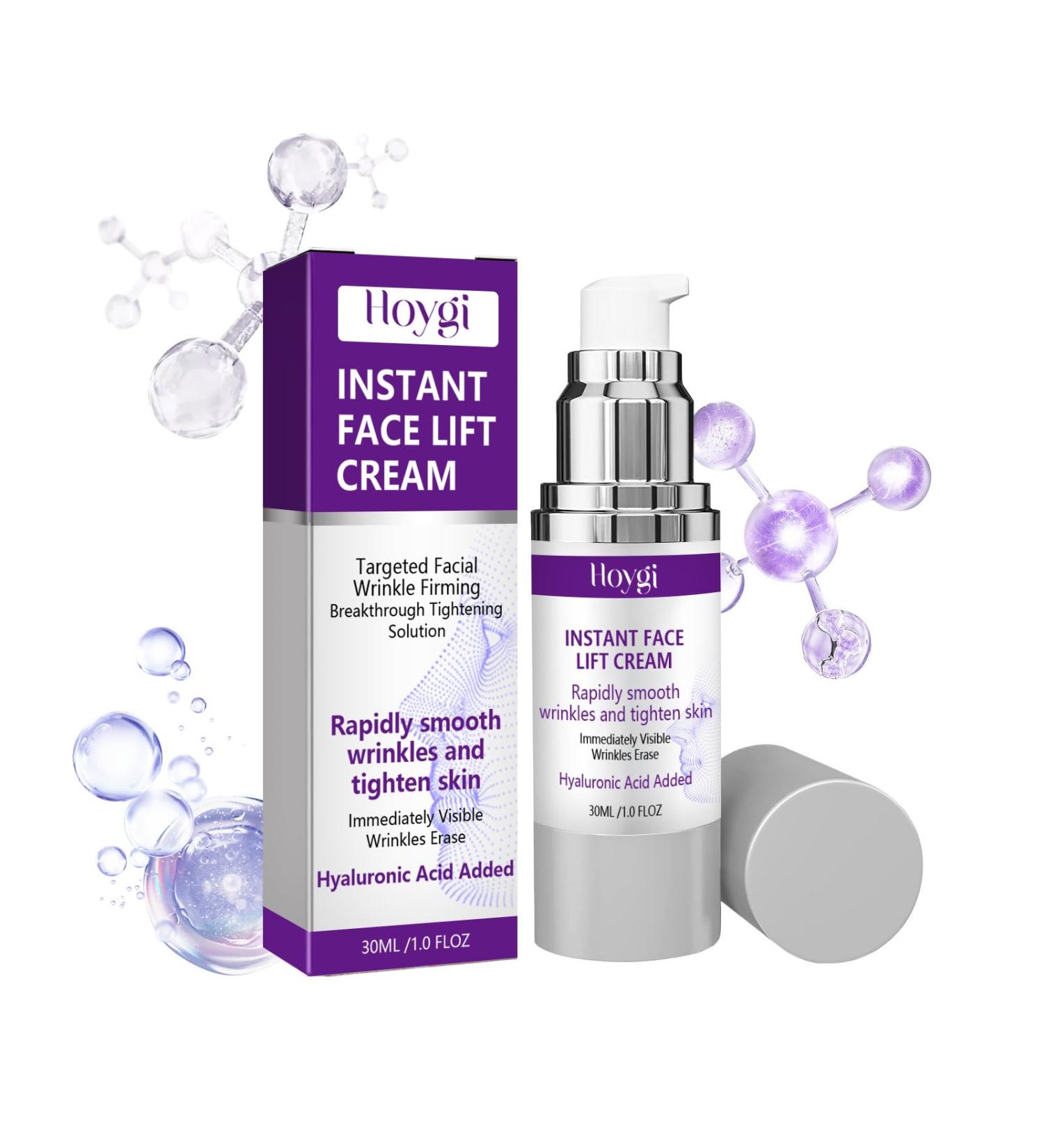 Tongyend Anti Wrinkle Face Cream Instant Face Lift Cream Advanced Skin Tightening Cream For Tightening Oil Free Facial Moisturizer Hyaluronic Acid Moisturizer Skinfix Skin Care Anti Aging 30ml - Buy Online on GoSupps.com