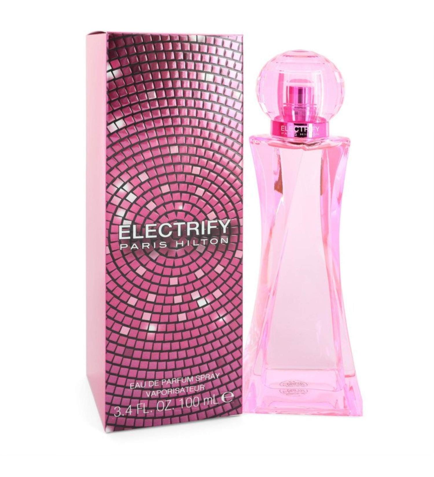 Paris Hilton Electrify Women 3.4 oz EDP Spray Floral Coconut Sandalwood Orange Rose 3.4 Fl Oz (Pack of 1)