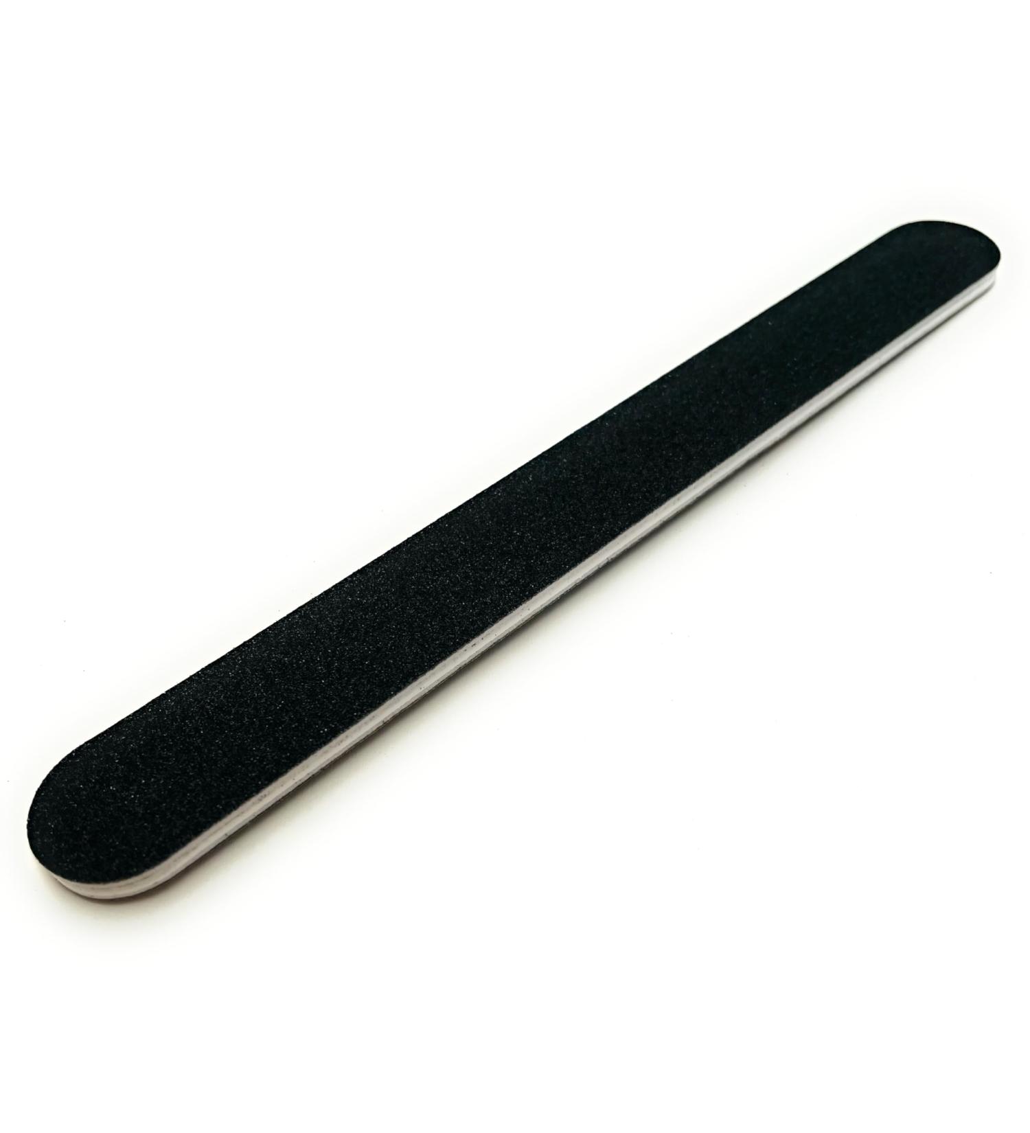 15 PCS Professional Nail File 180 Grit Double Sided Emery Board Straight Nail File Set Ideal for Acrylic & Natural Nail Art 180 Grit Straight 15