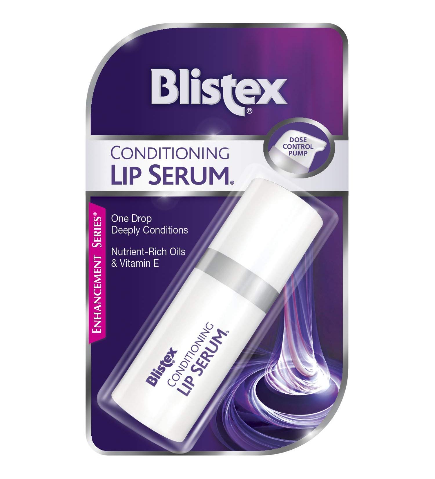 Blistex LipCare Conditioning Lip Serum 0.30 Fl Oz - Moisturizing Treatment with Pump for Luxurious Hydration - Buy Online on GoSupps.com