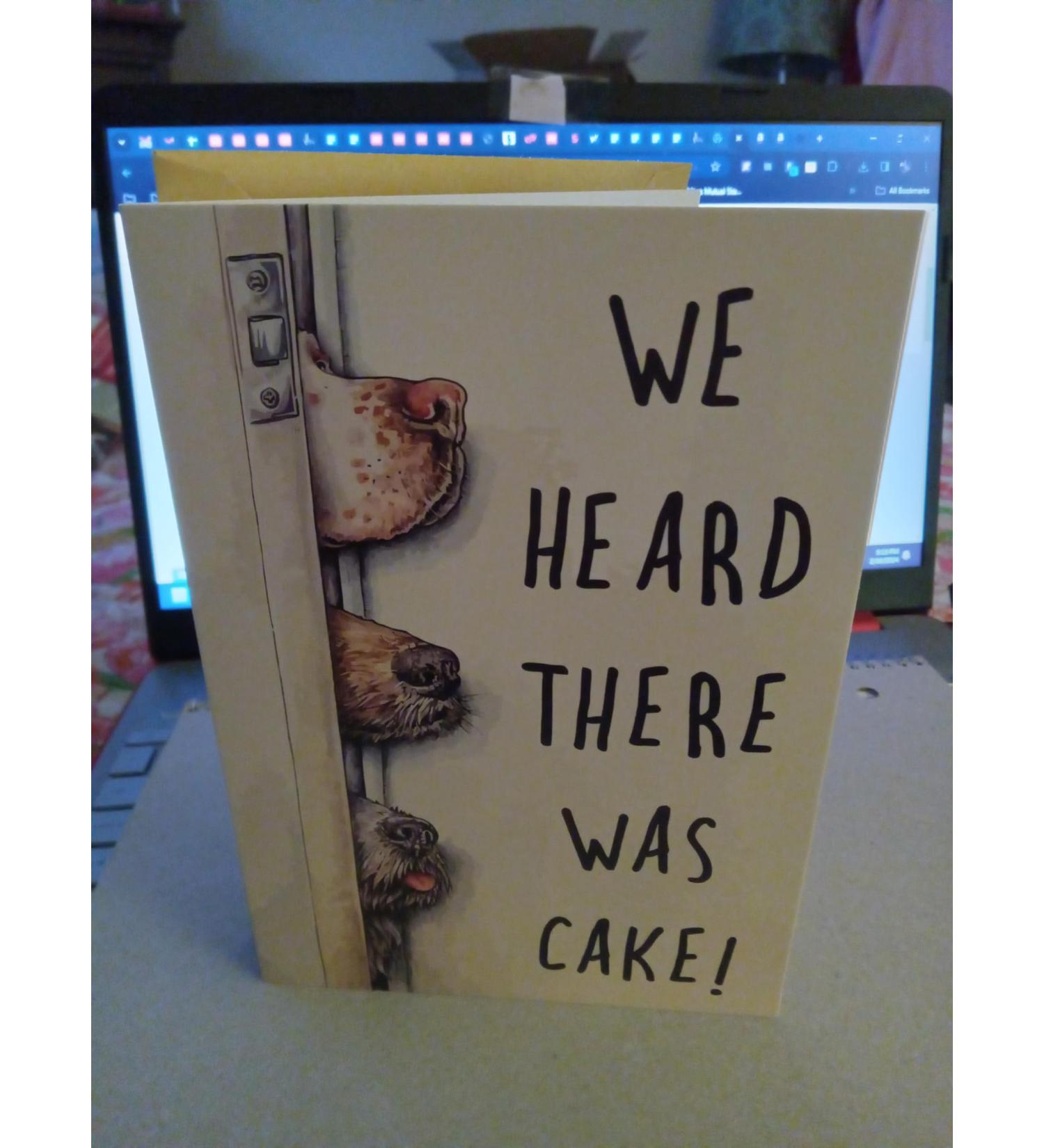 We Heard There Was Cake - Medium Size Gold | Premium International Shipping - Shop Now - Buy Online on GoSupps.com