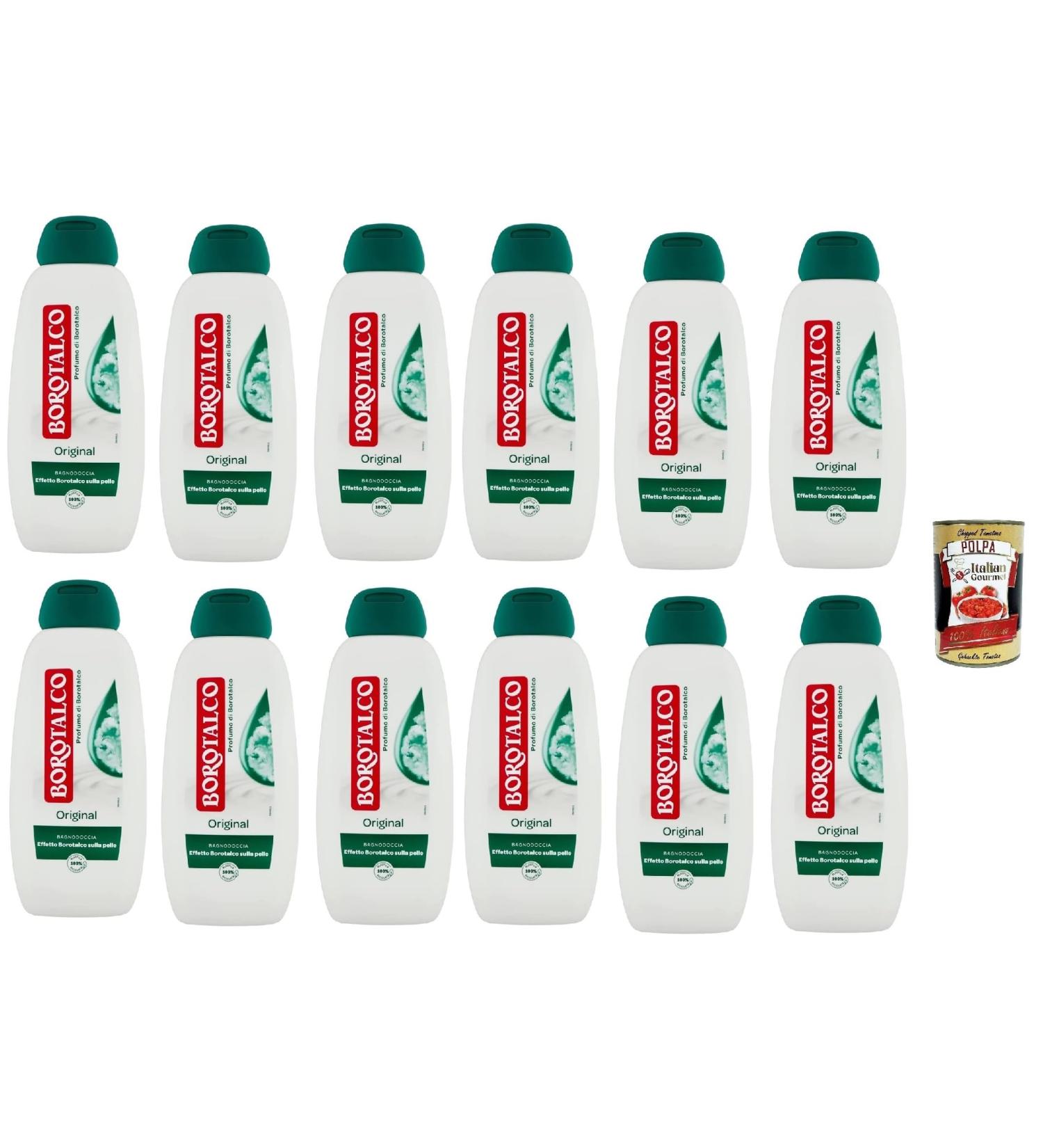  Italian Gourmet E.R. Borotalco Original Bath & Shower Gel with borotalc fragrance formula with moisturizing agents borotalc effect on the skin dermatologically tested 12 x 450 ml + Italian Gourmet Polpa 400 g - Buy Online on GoSupps.com