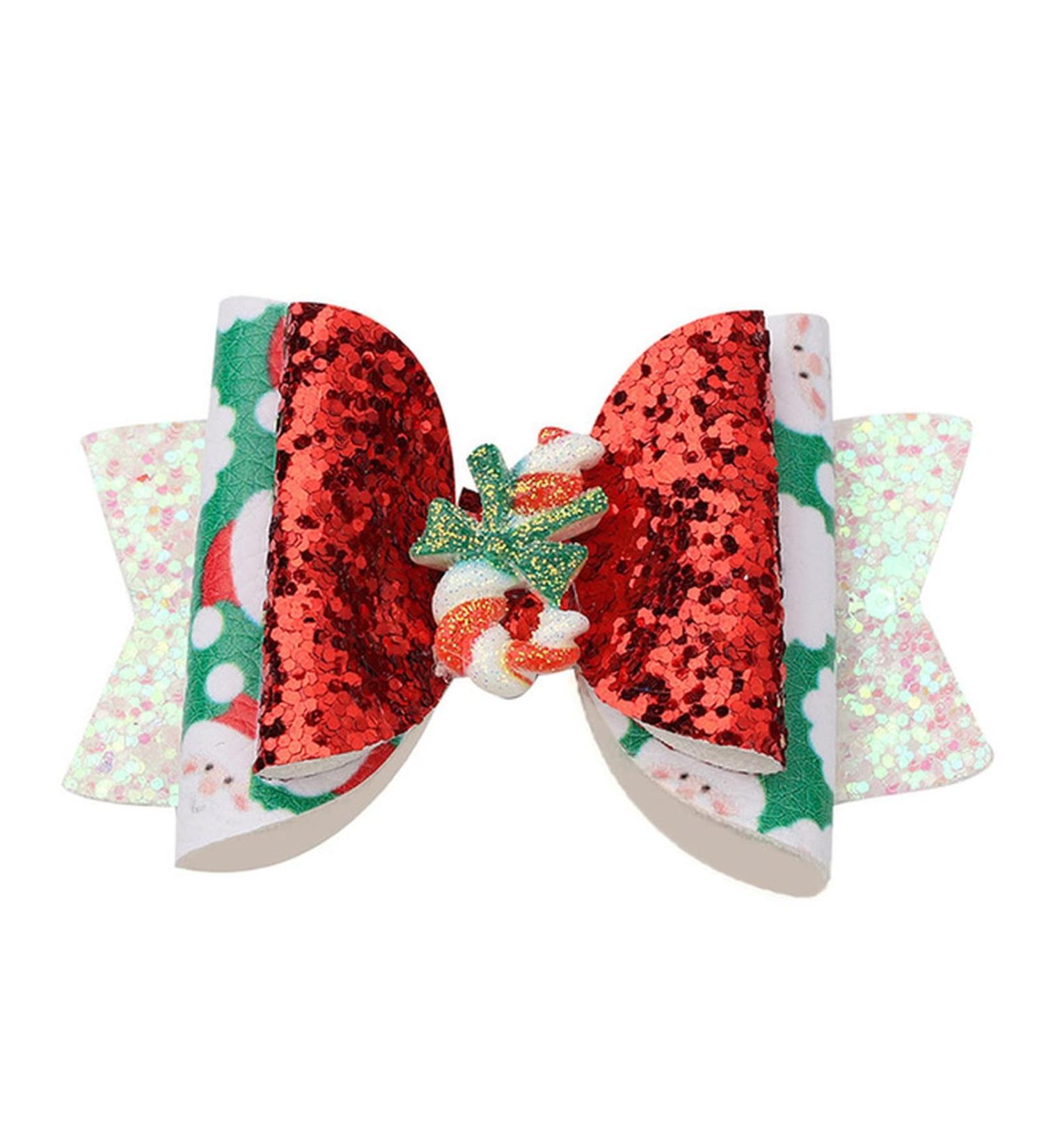 Hairstyle Hairpin Headband Girls 3" Glitter Hair Clips Christmas Hair Bows Accessories Pins for Girls Cartoon Duckbill Clips Hairgrips Headwear Hairpins For Girls (Size : 17) - Buy Online on GoSupps.com