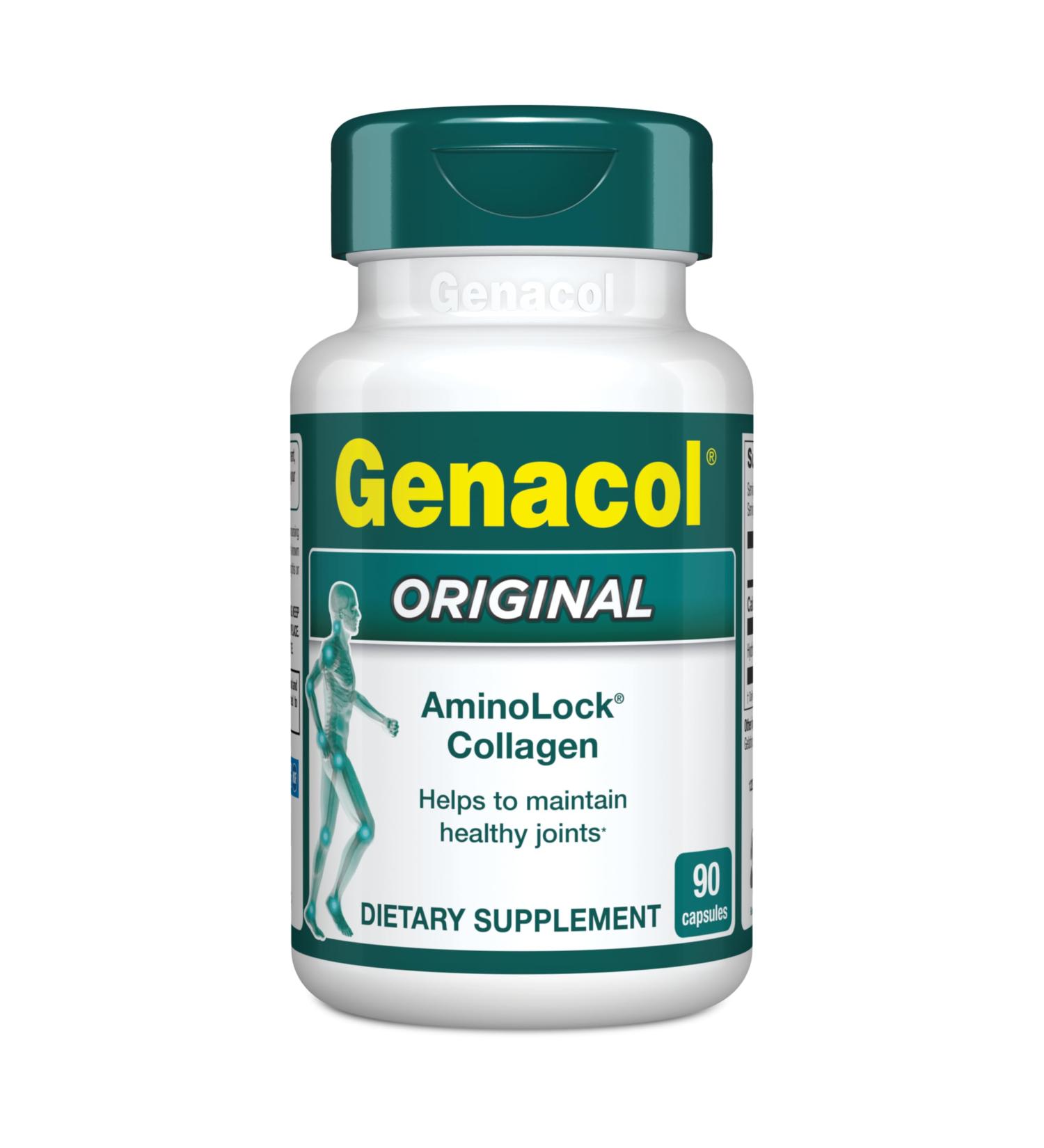 Genacol Original Collagen Supplement with Ultra-Hydrolyzed Collagen Peptides Maintains Joint Health for Joints & Knees 90 Capsules (30-Day Supply) Original 90 Count (Pack of 1) - Buy Online on GoSupps.com