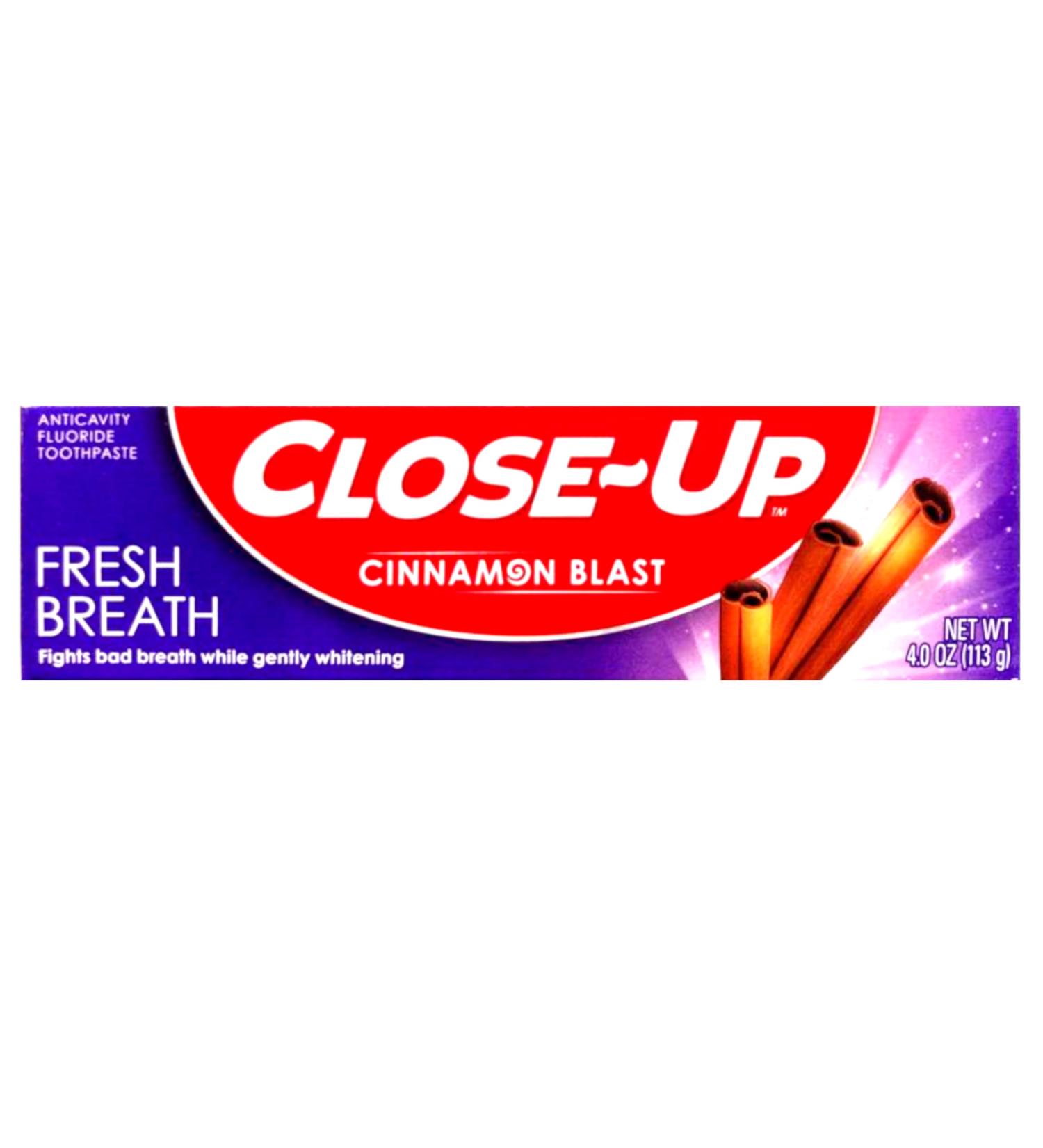 Close-Up Fluoride Toothpaste Freshening Red Gel 4 oz (Pack of 2) - Buy Online on GoSupps.com