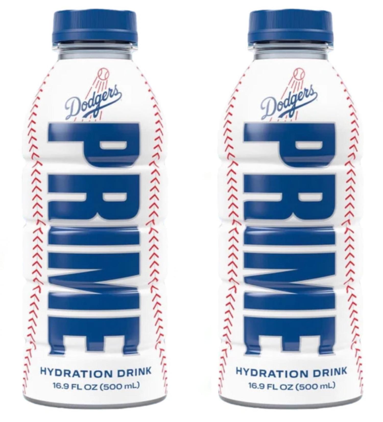Prime Hydration Sports Drink (Pack of 2) - LIMITED FLAVOUR - by Logan Paul & KSI - Los Angeles (LA) Dodgers - 2 x 500ml Bottle Coconut 500 ml (Pack of 2)