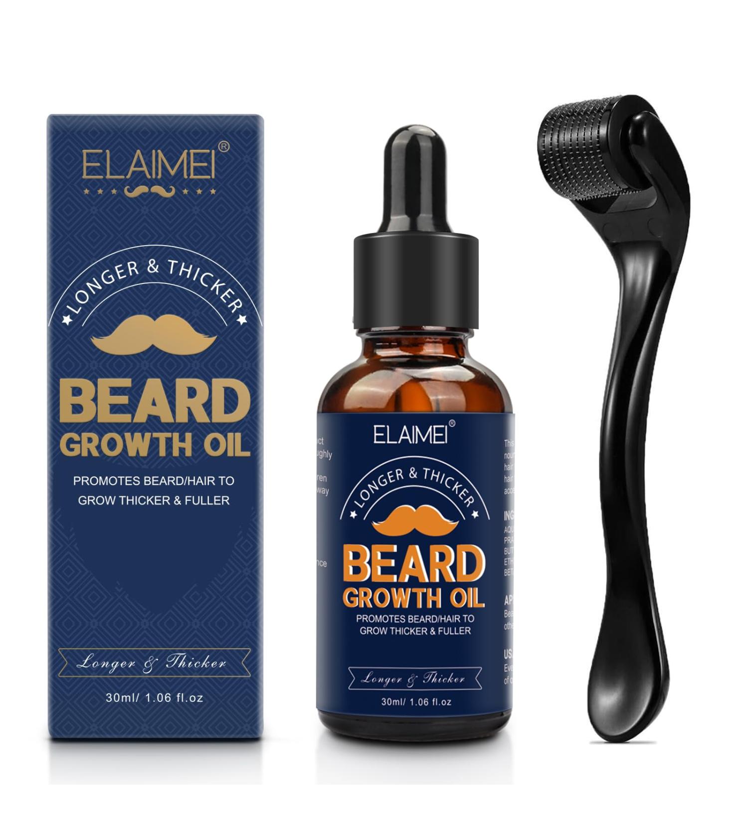 Biotine S Rum Soins Des Barbe Cheveux Croissance Kit Huile Barbe Homme +Dermaroller Microneedling 0.25Mm Paississement Et Renforcement De La Croissance Des Cheveux Et De La Barbe Rouleau 30Ml - Buy Online on GoSupps.com