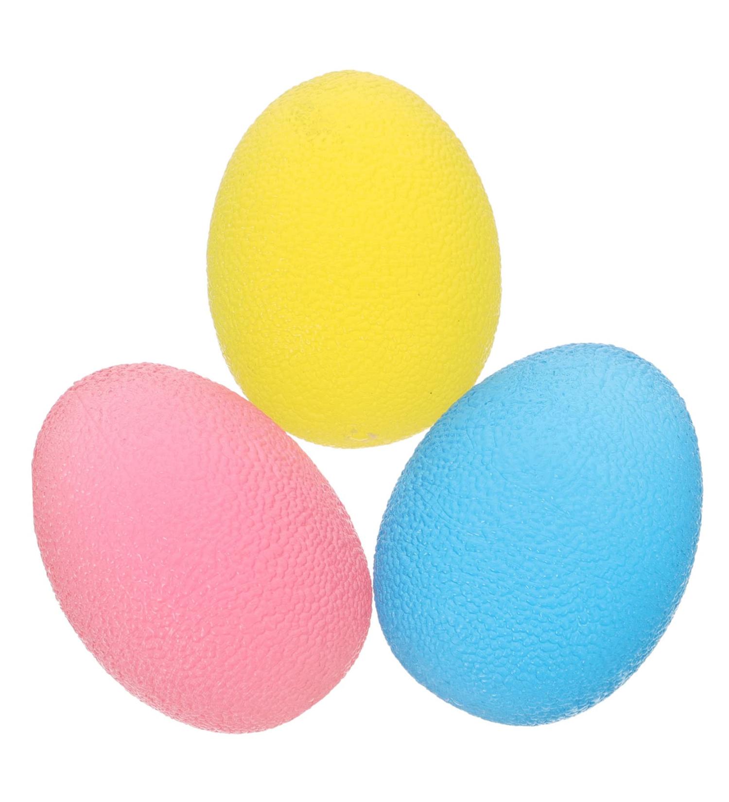 3ST Grip Ball Egg Blue - TPE Massage & Yoga Roller for Finger Exercises | Fitness Device 5.80x4.40cm - International Shipping Available - Buy Online on GoSupps.com