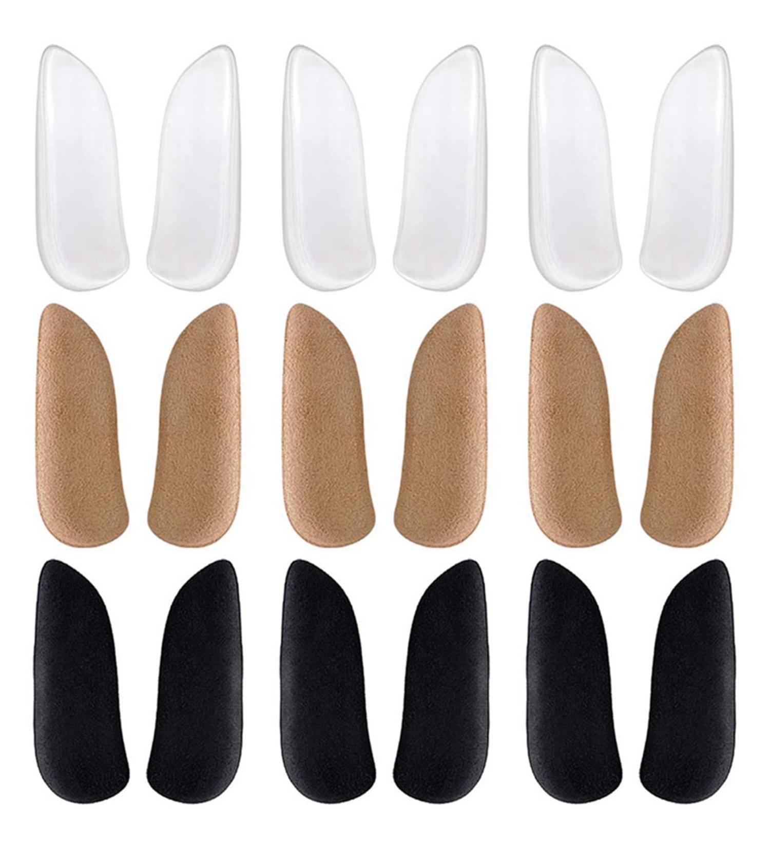 3X Lateral Heel Wedge Silicone Insoles for Supination & Pronation | Adhesive Shoe Inserts for Bow Legs - Best Comfort & Support - Buy Online on GoSupps.com
