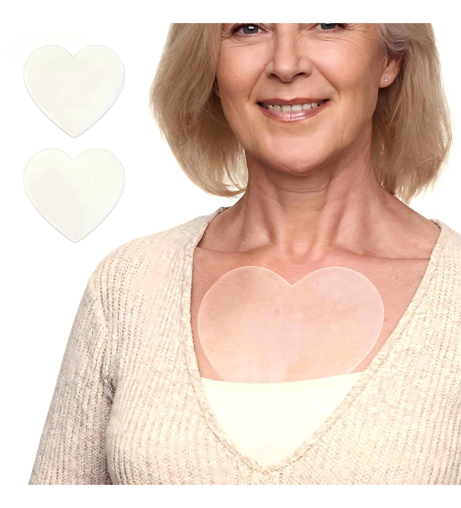 Chest Wrinkle Pads 2 Pack Reusable Silicone Chest & Neck Pads for D collet Lines Overnight Wrinkle Care for Side Sleepers Self-Care Beauty Essential Valentine s Day Gift for Her 0.1 Ounce (Pack of 1) - Buy Online on GoSupps.com