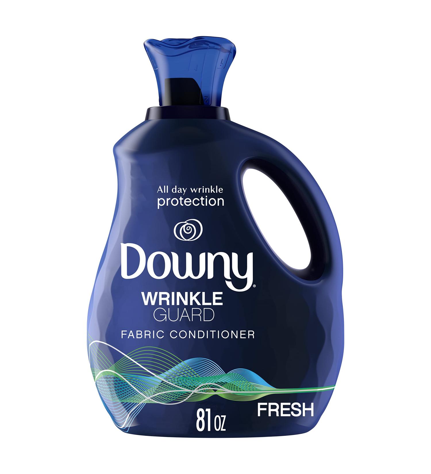 Downy WrinkleGuard Liquid Fabric Softener and Conditioner Fresh 81 fl oz - Buy Online on GoSupps.com