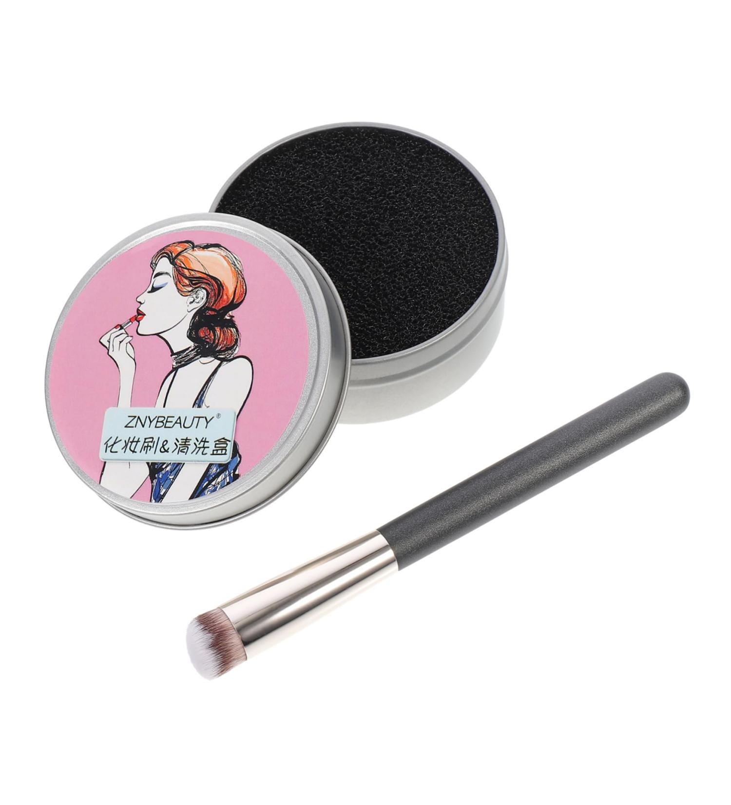 Mikinona Makeup Brush Concealer Brush Cosmetic Brush Makeup Tool Facial Blush Brush Cosmetic Utensil Makeup Foundation Brush Travel Makeup Brush Pad Makeup Cleaning Mat Artificial Fiber - Buy Online on GoSupps.com