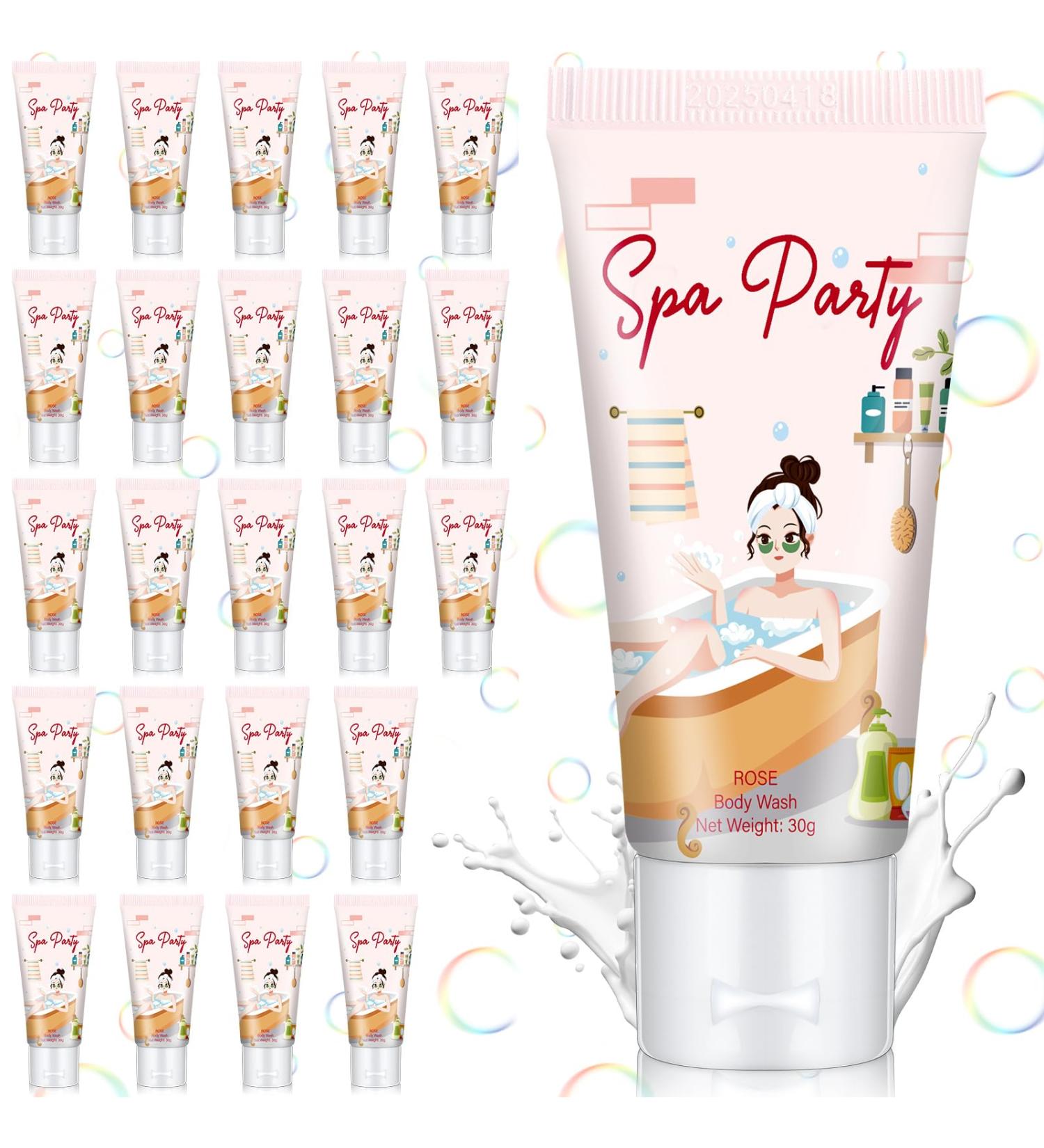 Sacubee 24 Pack 1 oz Travel Size Body Wash Bulk Spa Party Favors Mini Body Wash for Homeless Women Sleepover Party Supplies Thank You Gifts for Guest Salon Hotel Toiletry Supplies Christmas Donation - Buy Online on GoSupps.com