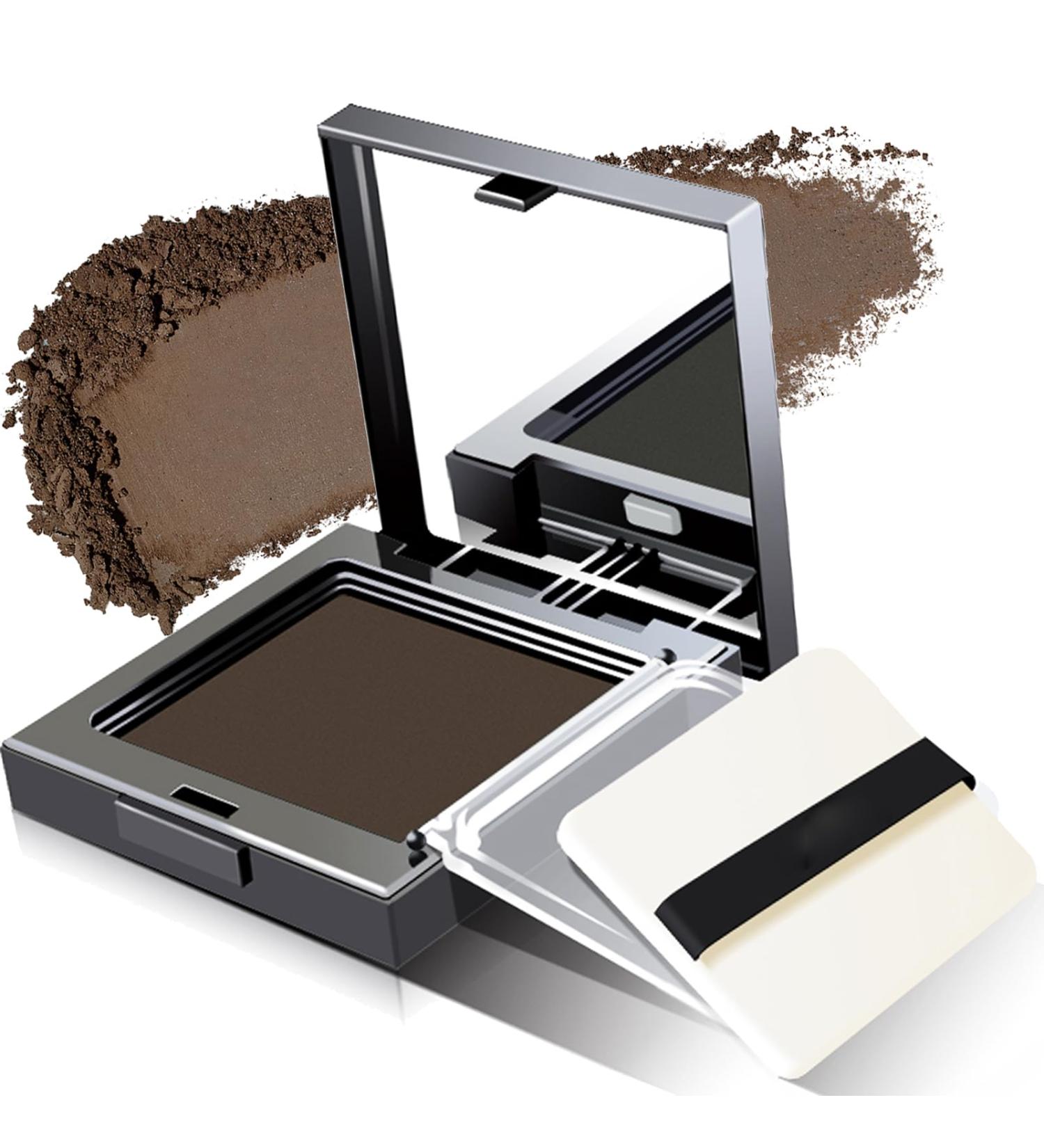 Instantly Hairline Shadow Quick Hairline Cover Powder Hair Root Touch Up For Thinning Grey Hairline Windproof&Sweatproof Quick Cover Grey Hair Root Concealer Beard Line (Coffee) - Buy Online on GoSupps.com