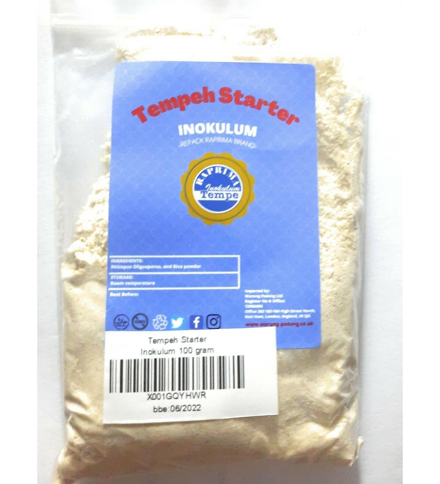 Buy Tempeh Starter 100g | Live Culture & Ragi Tempe Inoculum for Global Shipping - Buy Online on GoSupps.com
