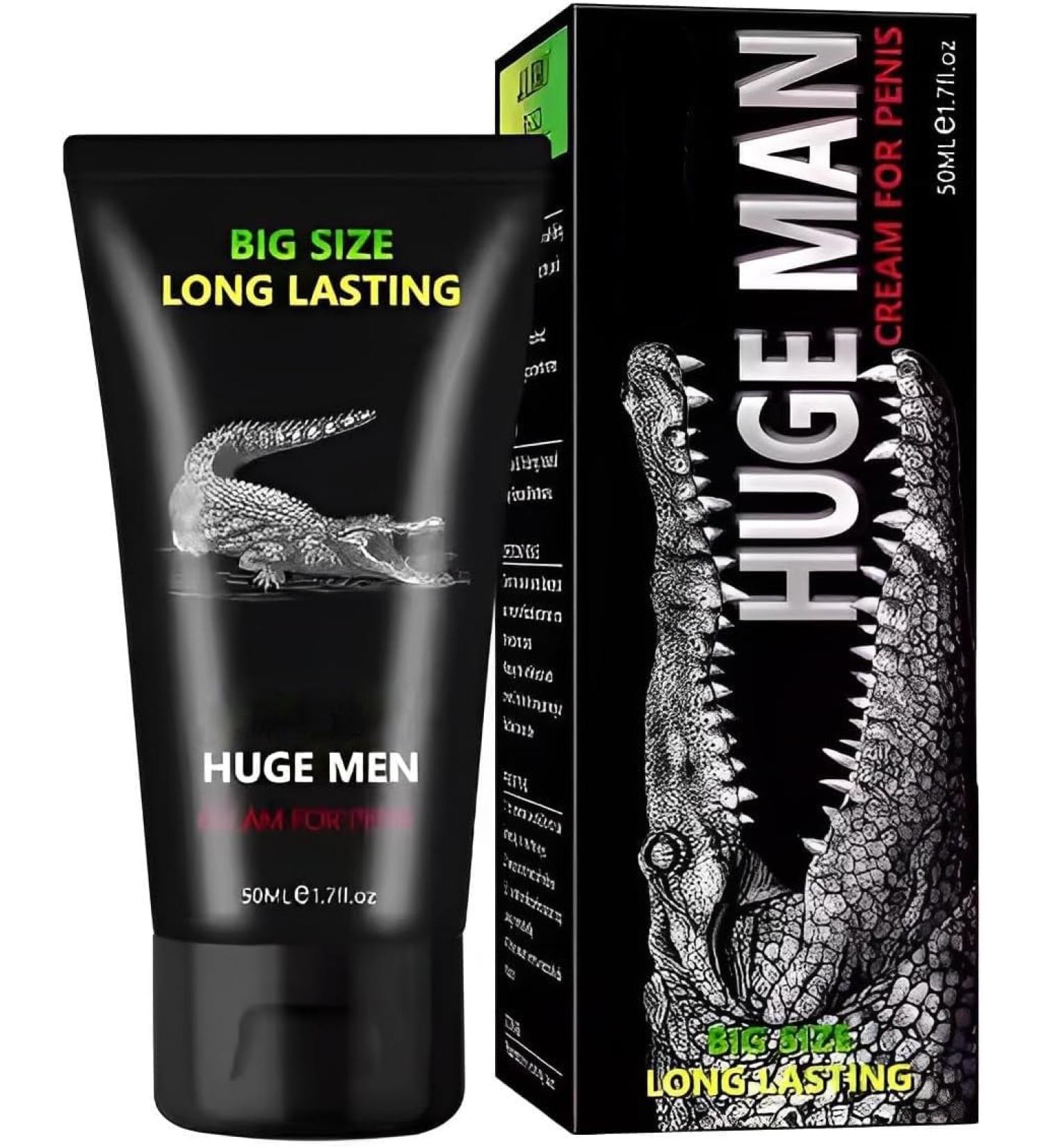 Cr me XXL Homme pour P nis 50 ml | Cr me d'Agrandissement et de Croissance Masculine | Pommade Extense pour Taille Plus Longue et Plus paisse XL | Gel de Massage pour Performance nergie et Confianc - Buy Online on GoSupps.com