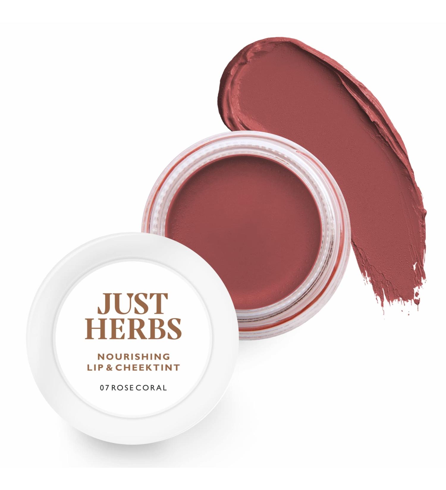 Organic Creamy Matte 3 in 1 Lip & Cheek Tint - SLS Chemical & Paraben Free Blush for Women - 0.14 fl. oz. (Rose Coral) - International Shipping Available - Buy Online on GoSupps.com