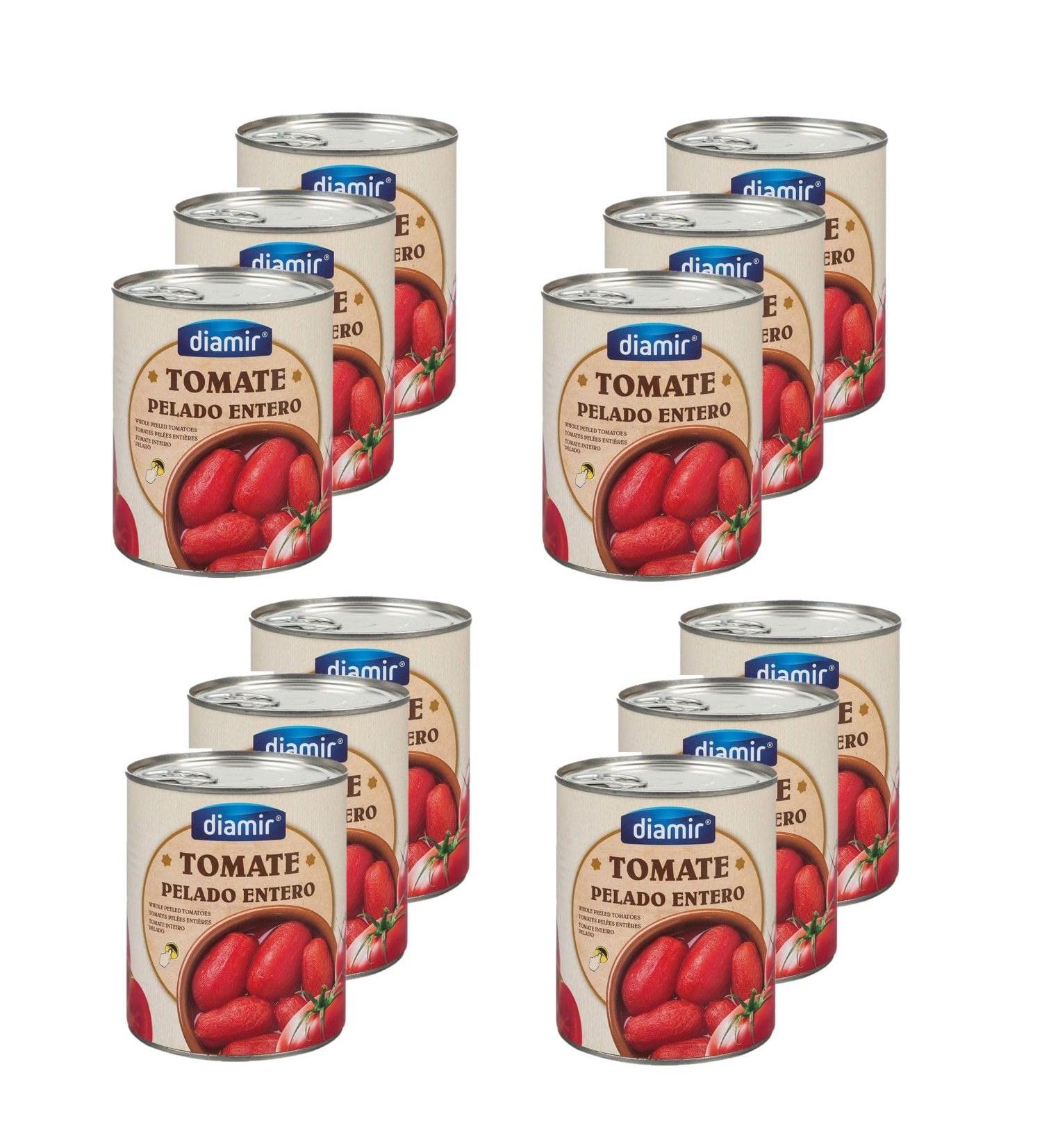 Lot 12x Whole peeled tomato - 4/4 - Box 780g