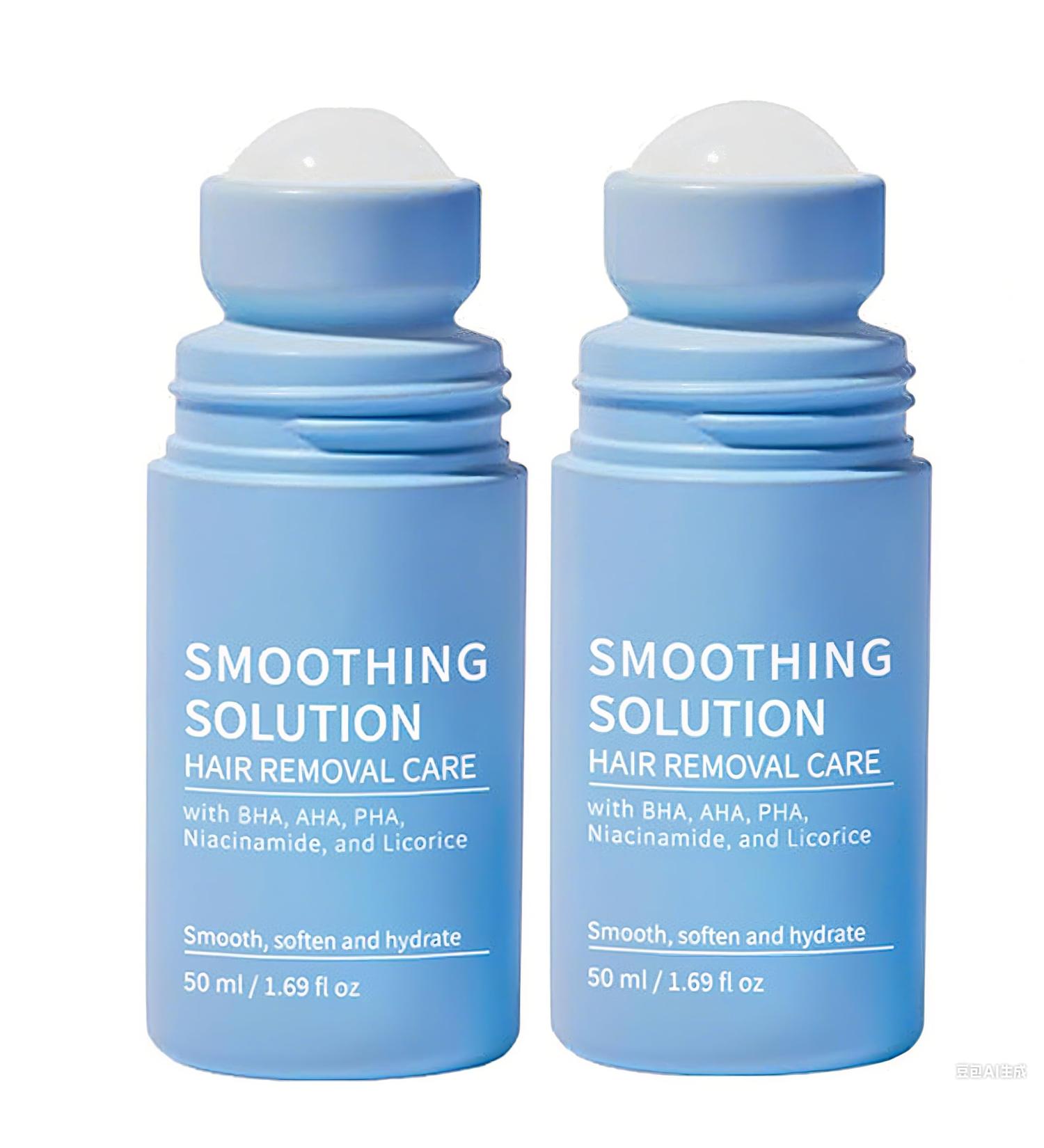 Ingrown Hair Treatment Serum Smoothing Solution Ingrown Hair Treatment Roller Gentle Exfoliation for Underarms Legs and Chest for Visibly Clearer Smoother Skin (2pcs) 0.85 Fl Oz (Pack of 2) - Buy Online on GoSupps.com
