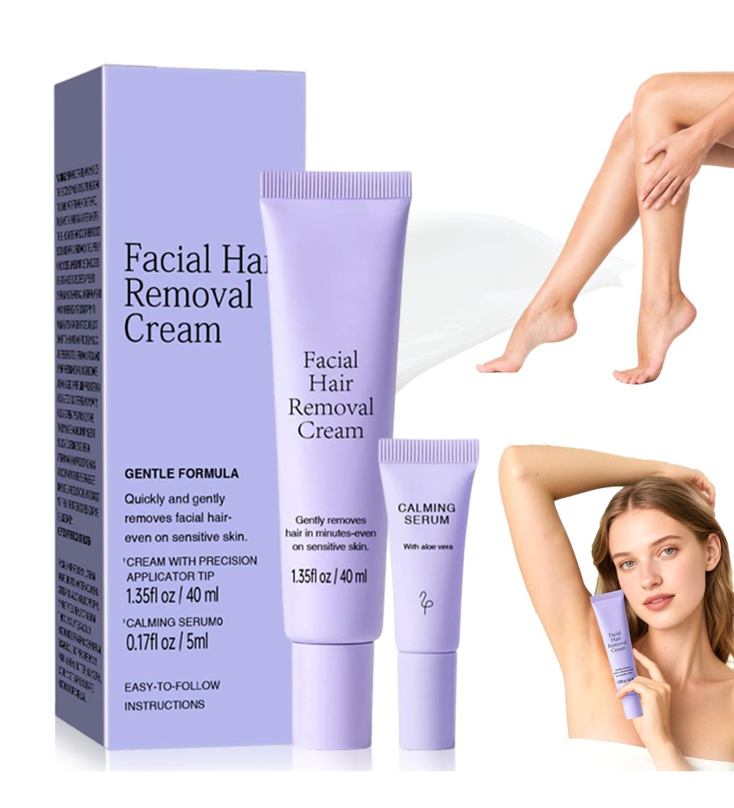 Creme epilatoire pilateur Visage Femme Douce Creme Depilatoire Visage Epilation Maillot Femme Pour L vres Ligne du Bikini Sourcils Joues Bras Aisselles Jambes (1) - Buy Online on GoSupps.com