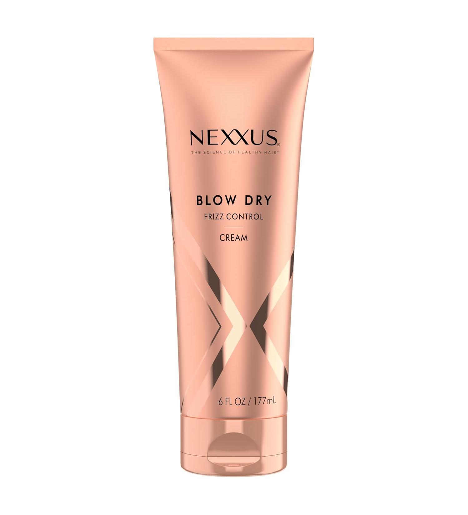 Nexxus Smooth & Full Blow Dry Balm 6 oz - Frizz Control, Volume, Heat Protect - Weightless Styling - Buy Online on GoSupps.com