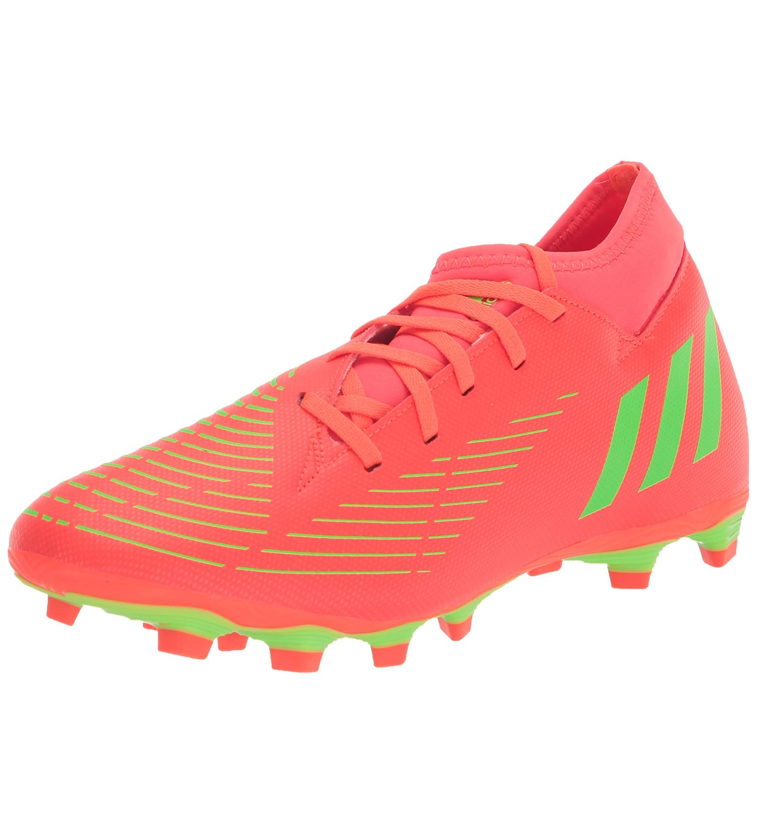 adidas Edge.4 Predator FG Soccer Shoe 6.5 Women/6.5 Men Solar Red/Green/Black - Buy Online on GoSupps.com