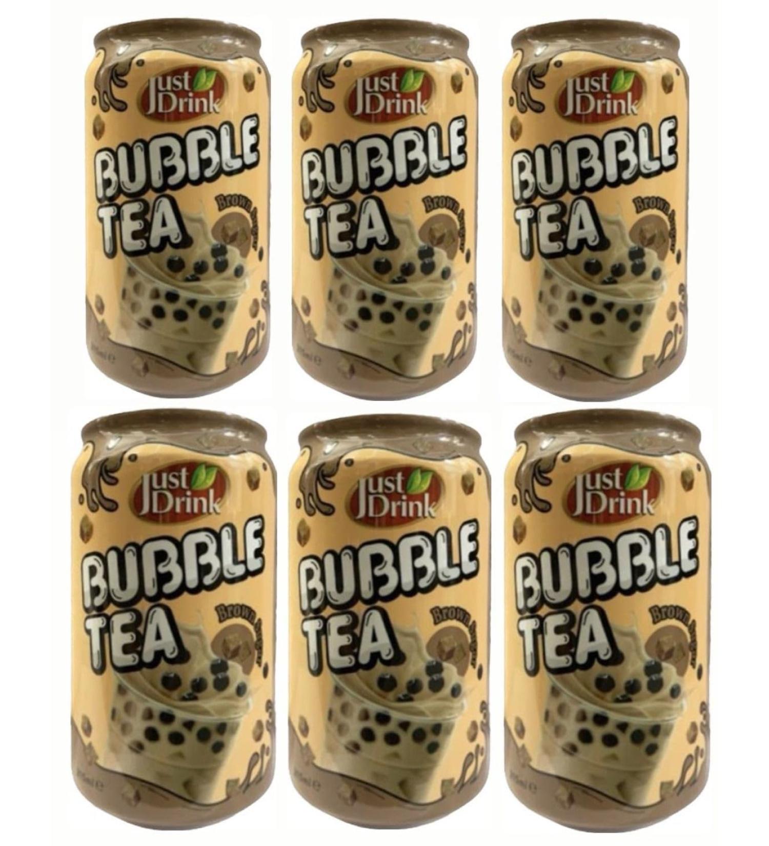BUBBLE TEA Brown Sugar Flavour 315ml (Just Drink) (Pack of 6) - Buy Online on GoSupps.com