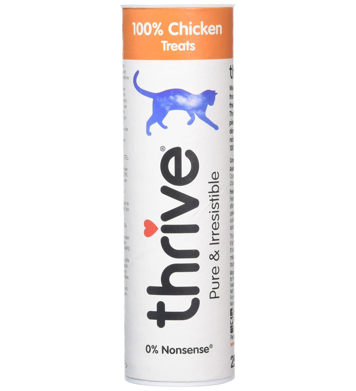 Thrive Cat 100% Chicken Treats - Buy 25g (Pack of 4) - Premium International Shipping - Buy Online on GoSupps.com