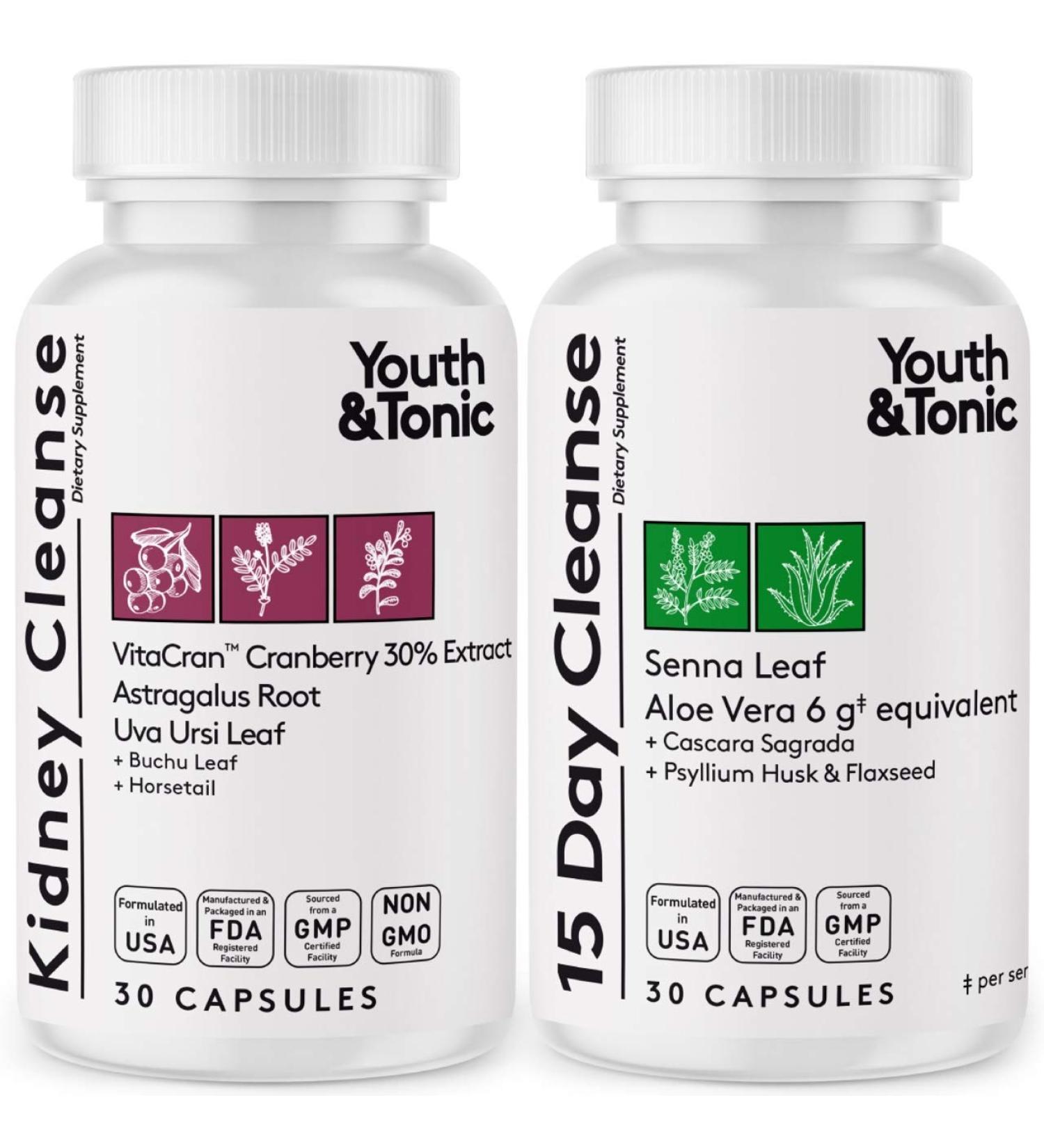 Complete Body Cleanse & Detox - Flush Residual Waste, Water Weight & Bloat | Supports Colon, Kidney, Urinary Tract & Bladder | Diuretic Cleanser for Lighter Feeling - Buy Online on GoSupps.com