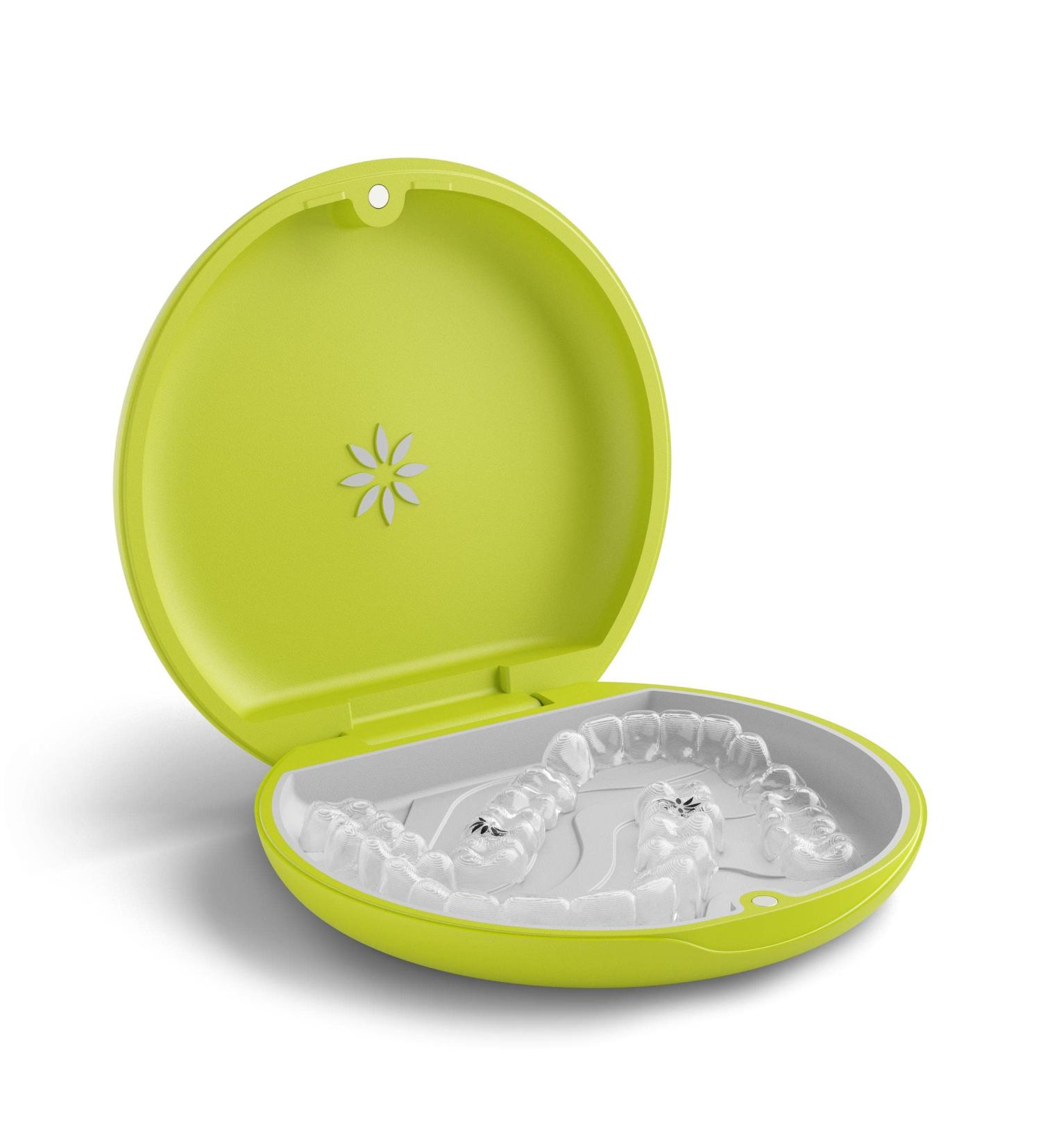 Invisalign Aligner & Retainer Case - Lime Green | Durable Stylish & International Shipping Available - Buy Online on GoSupps.com
