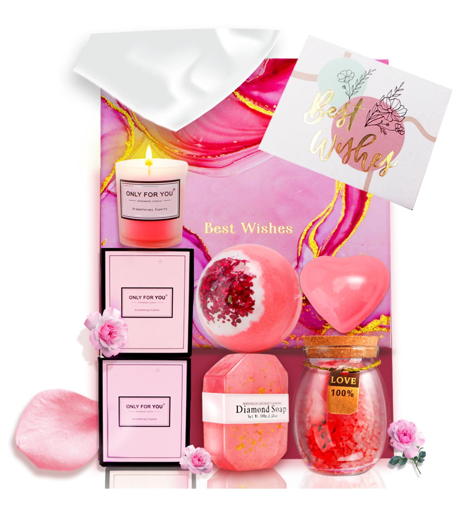 Gift Baskets for Women | Perfect Birthday Mother's Day and Get Well Gifts - Spa Gift Sets for Her Friends Mom Wife Sister - Buy Online on GoSupps.com