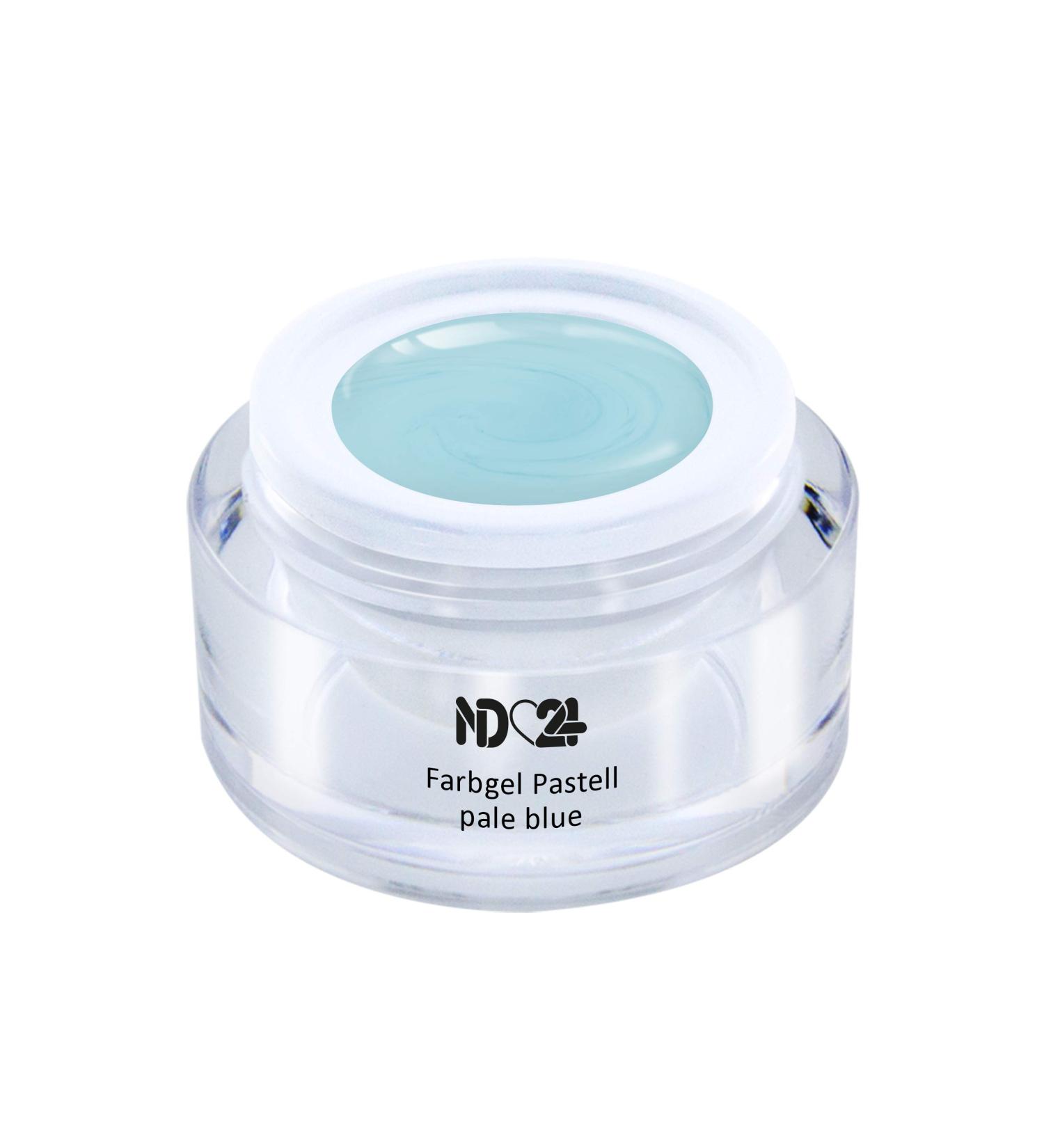 ND24 Naildesign Color Gel - Premium Vegan UV & LED Gel for Studio Quality Nails - High Pigmentation & Coverage - Made in Germany (Pastel Pale Blue 5ml) - Buy Online on GoSupps.com